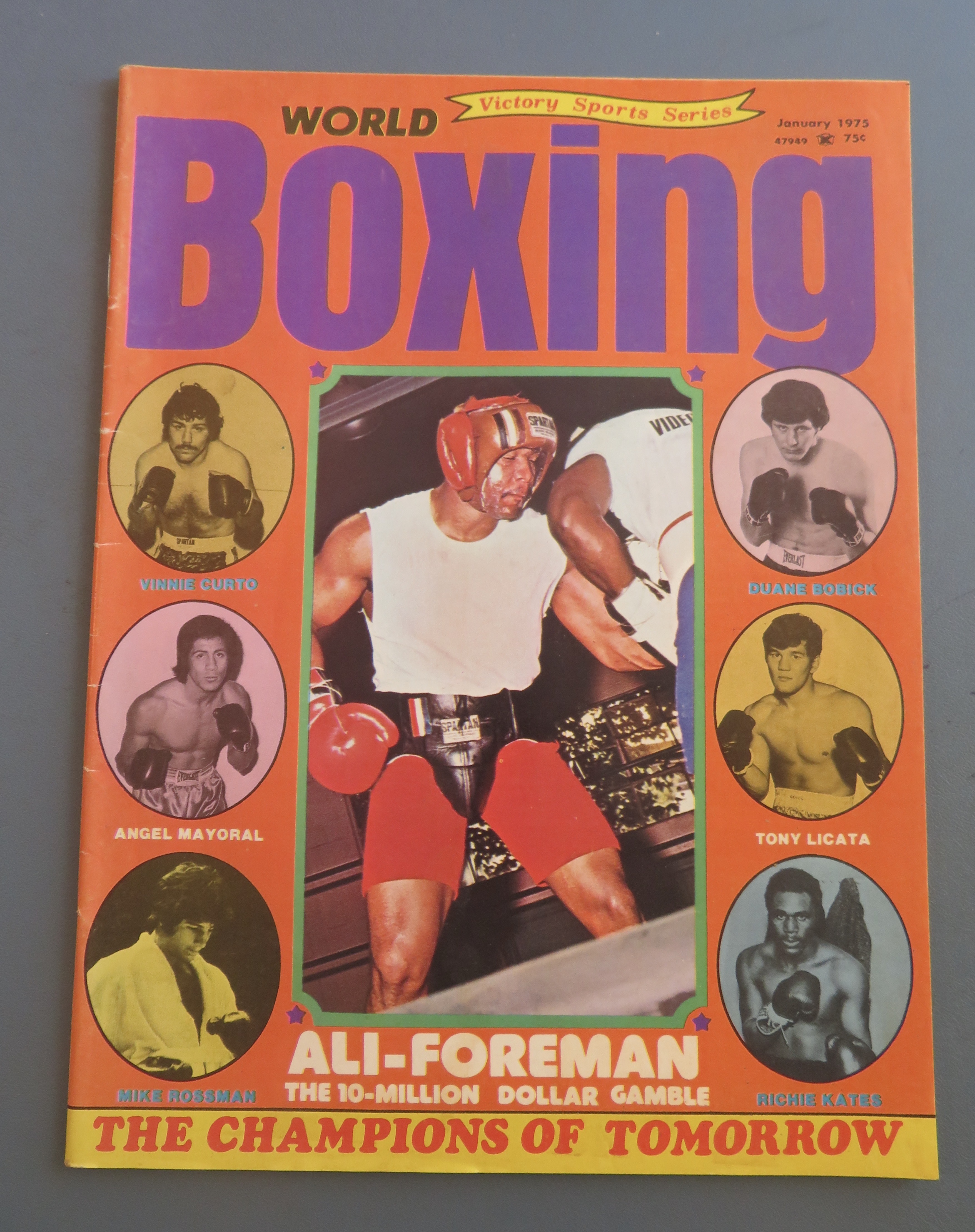 World Boxing Magazine January 1975 Ali - Foreman