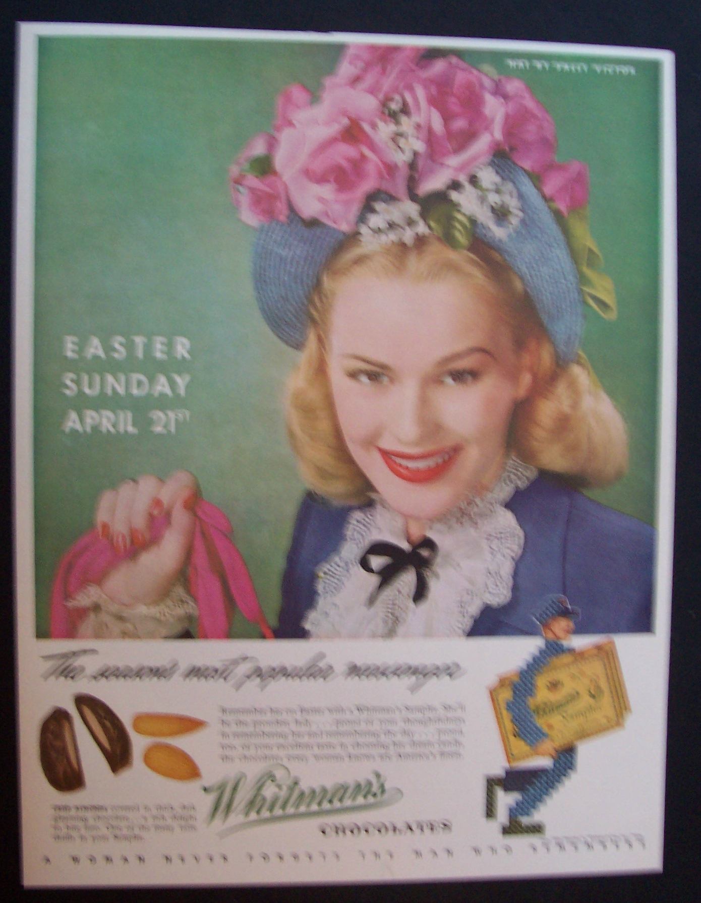 Vintage Ad: 1946  Whitman's  Chocolates