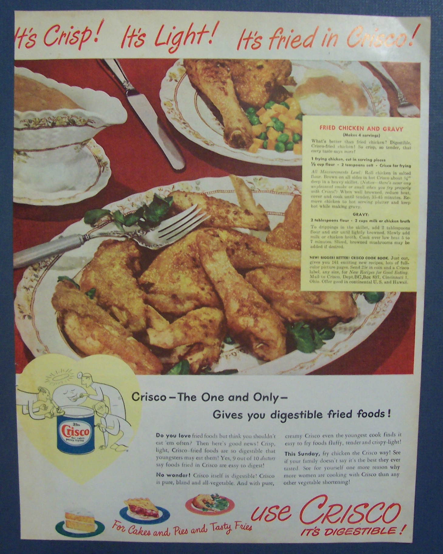 1948  Crisco  Shortening