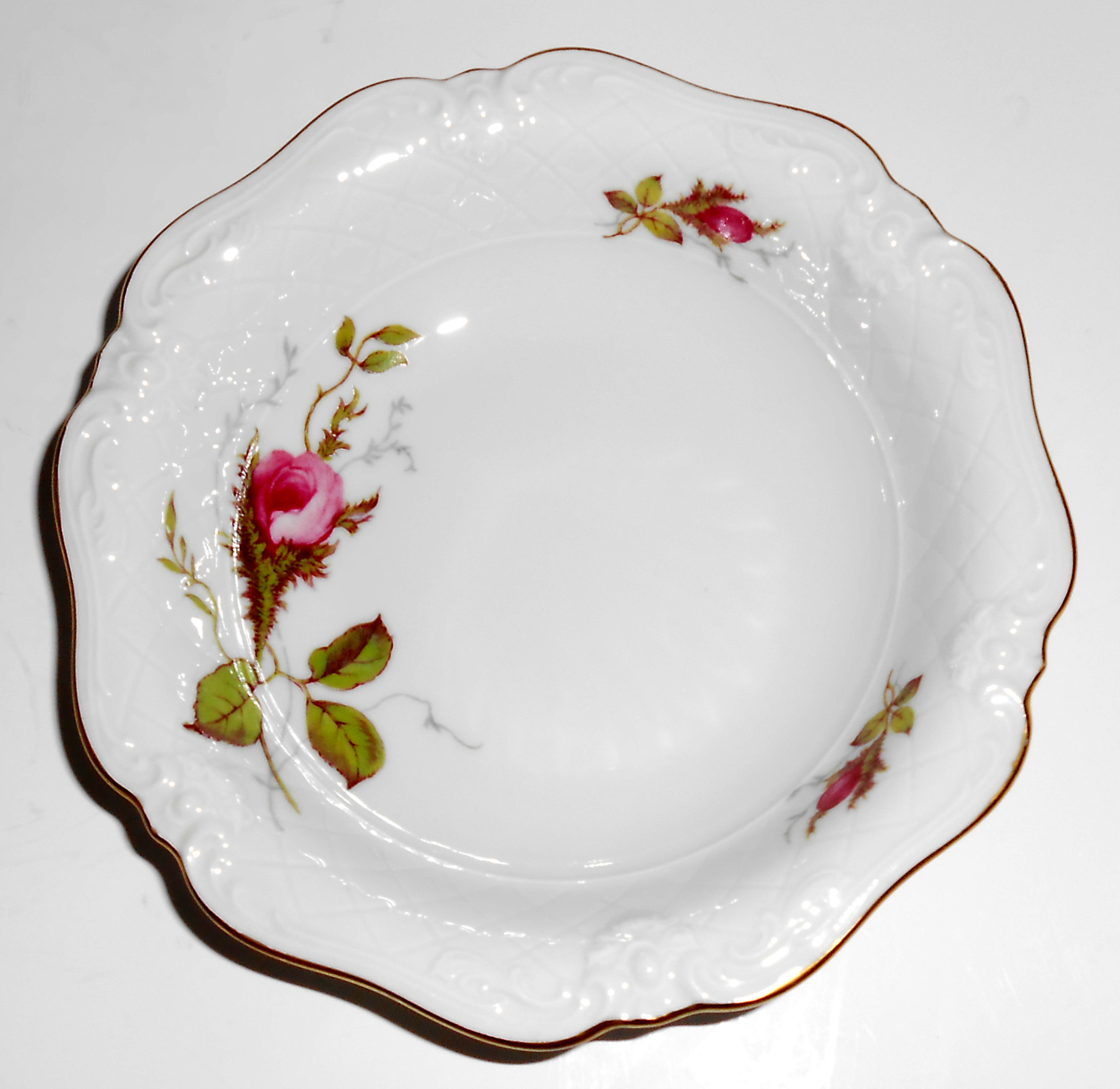 Winterling Germany Porcelain China Wild Rose Fruit Bowl
