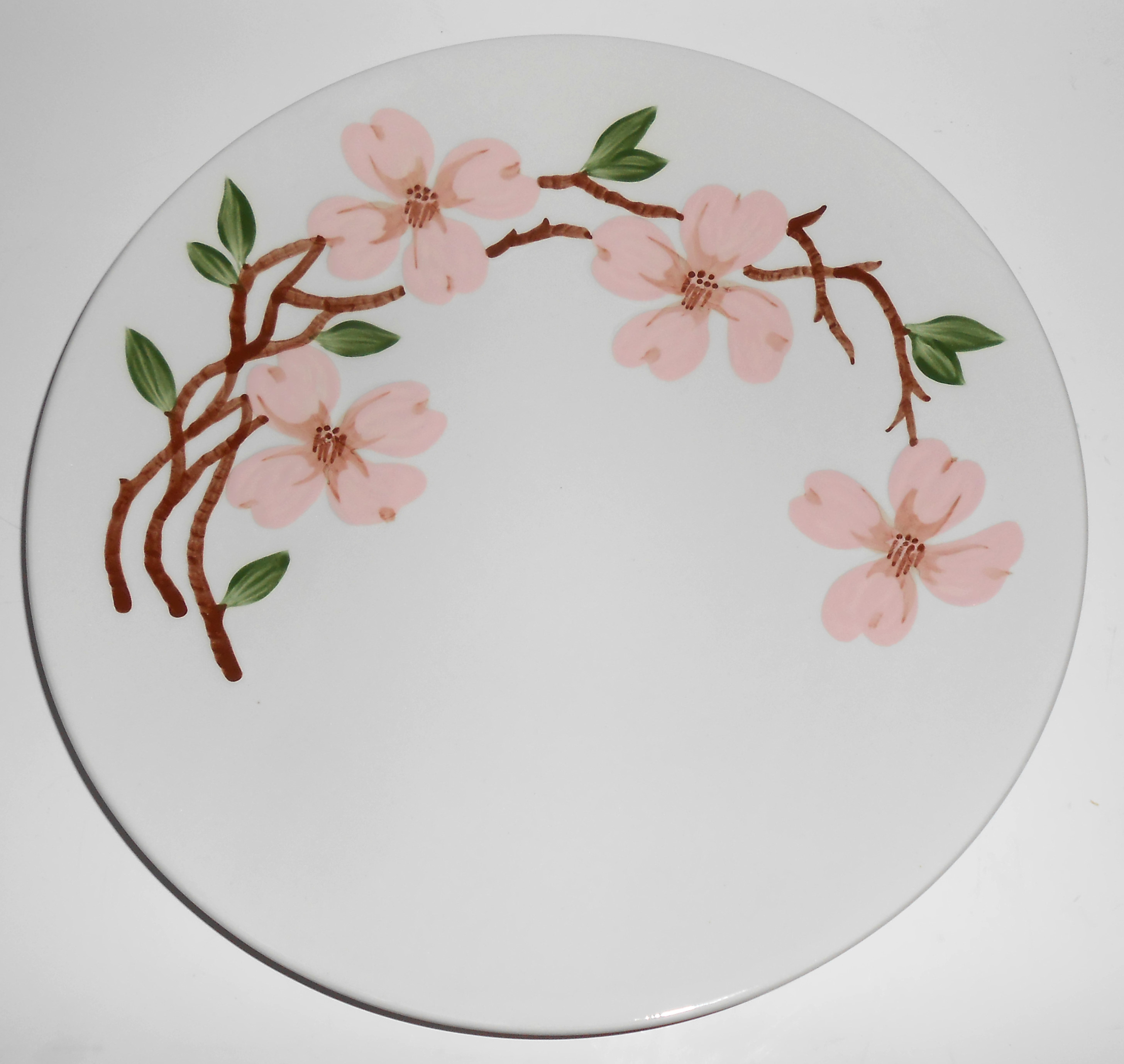 California Ceramics Orchard Ware Pink Dogwood Dinner Pl