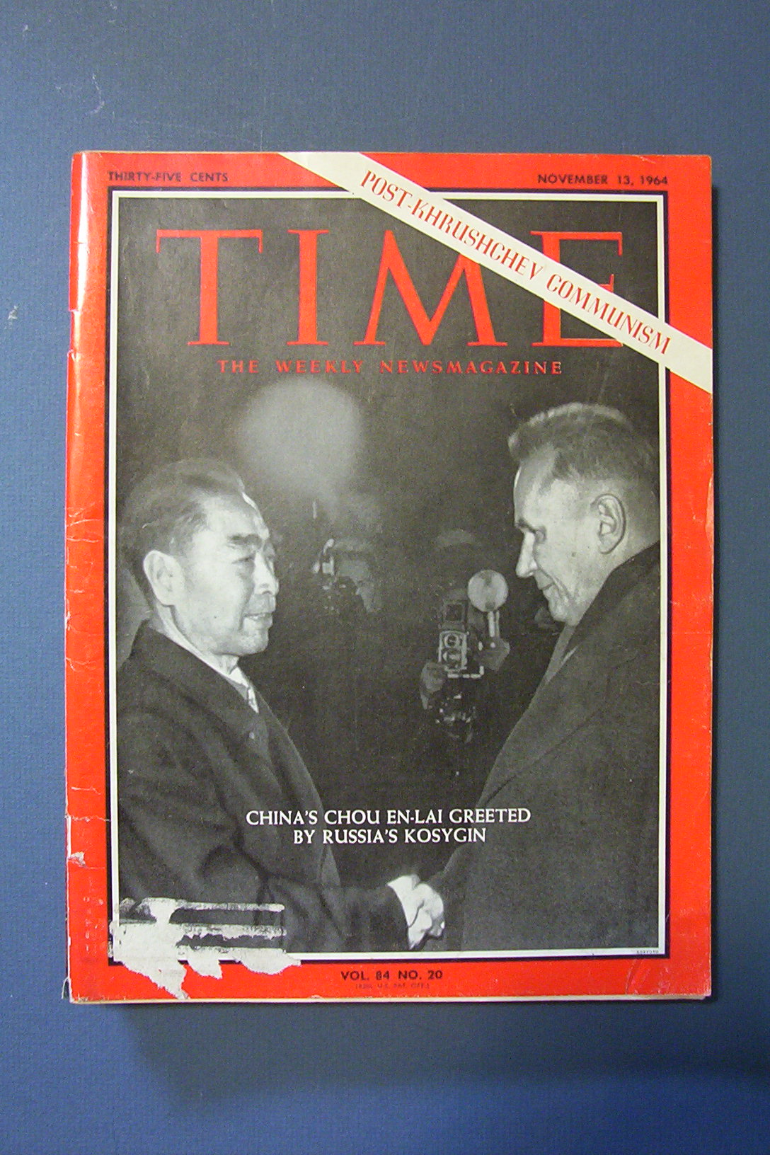 Time Magazine - November 13, 1964 - China's Chou En-Lai