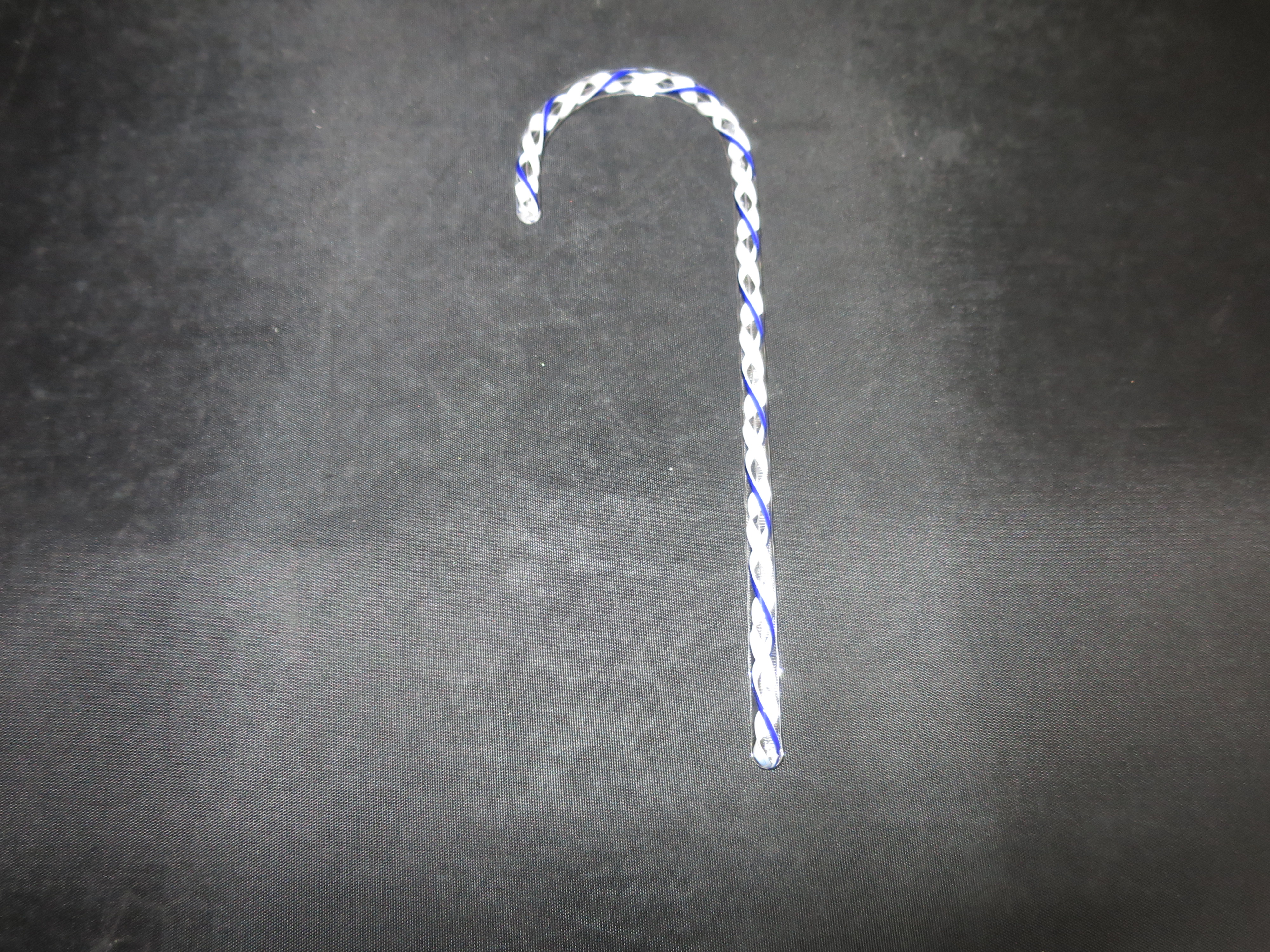 Cased Glass Candy Cane by Mary Angus Readsboro VT
