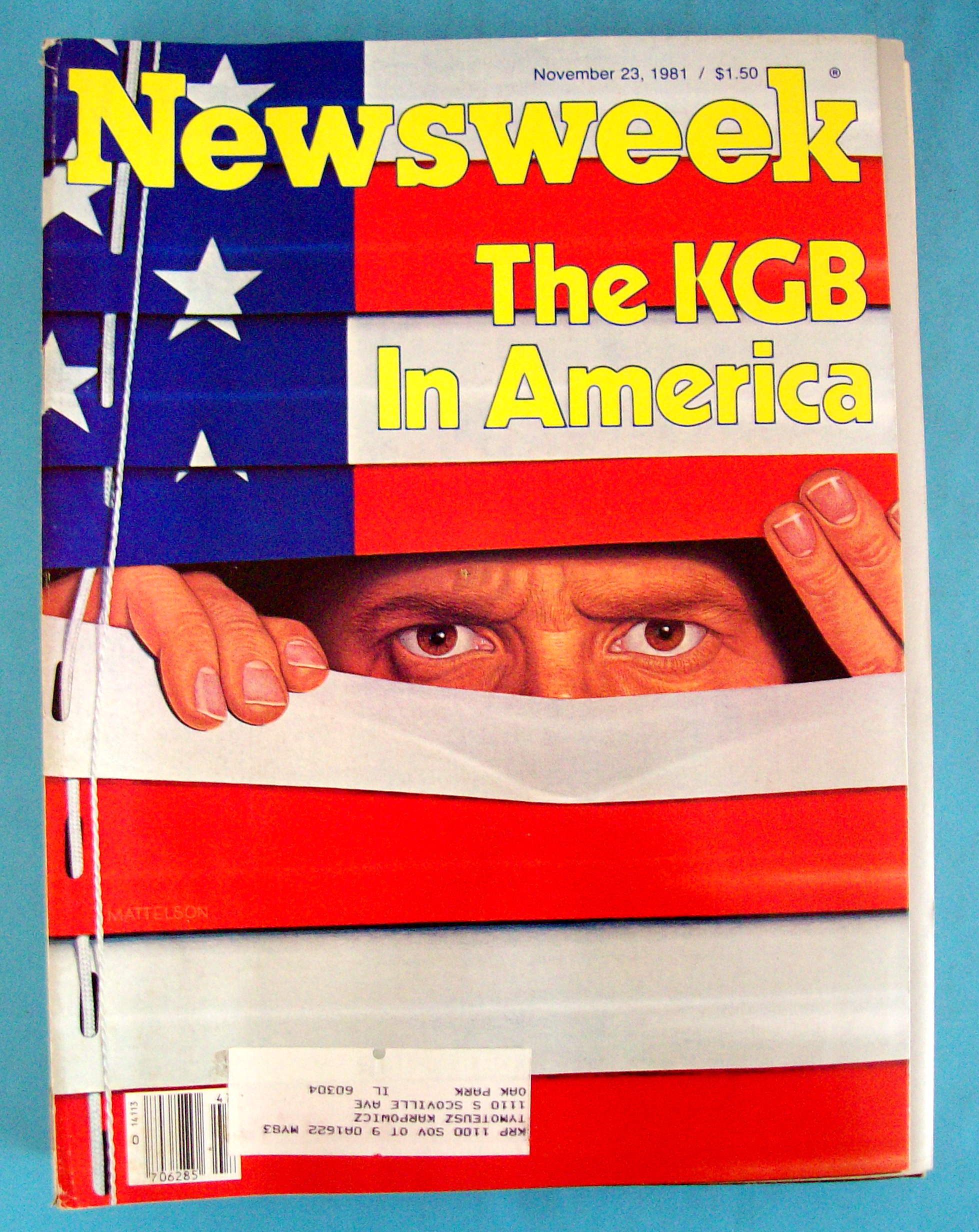 Newsweek Magazine - November 23, 1981 - KGB In America