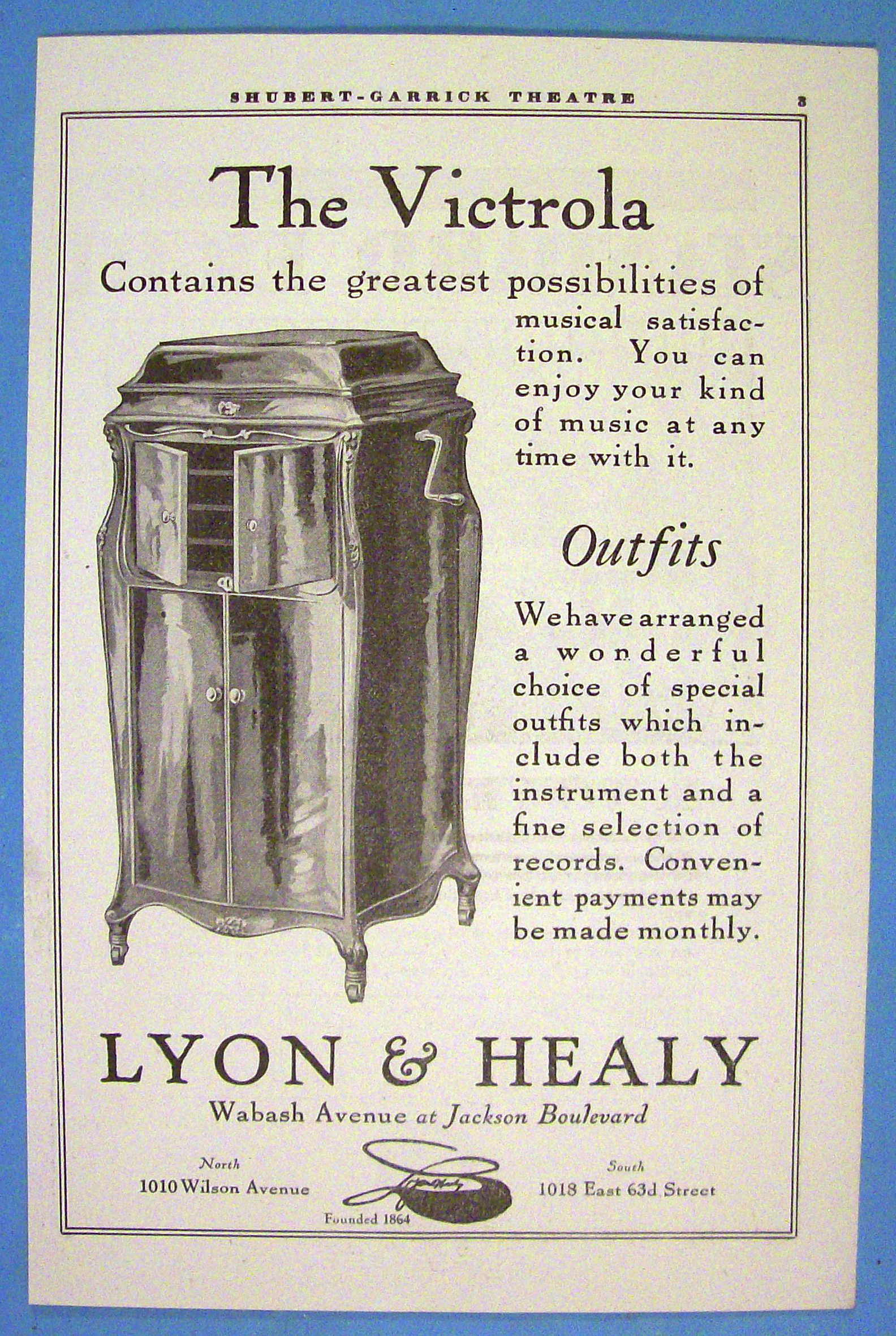 1913 Lyon & Healy with Victrola