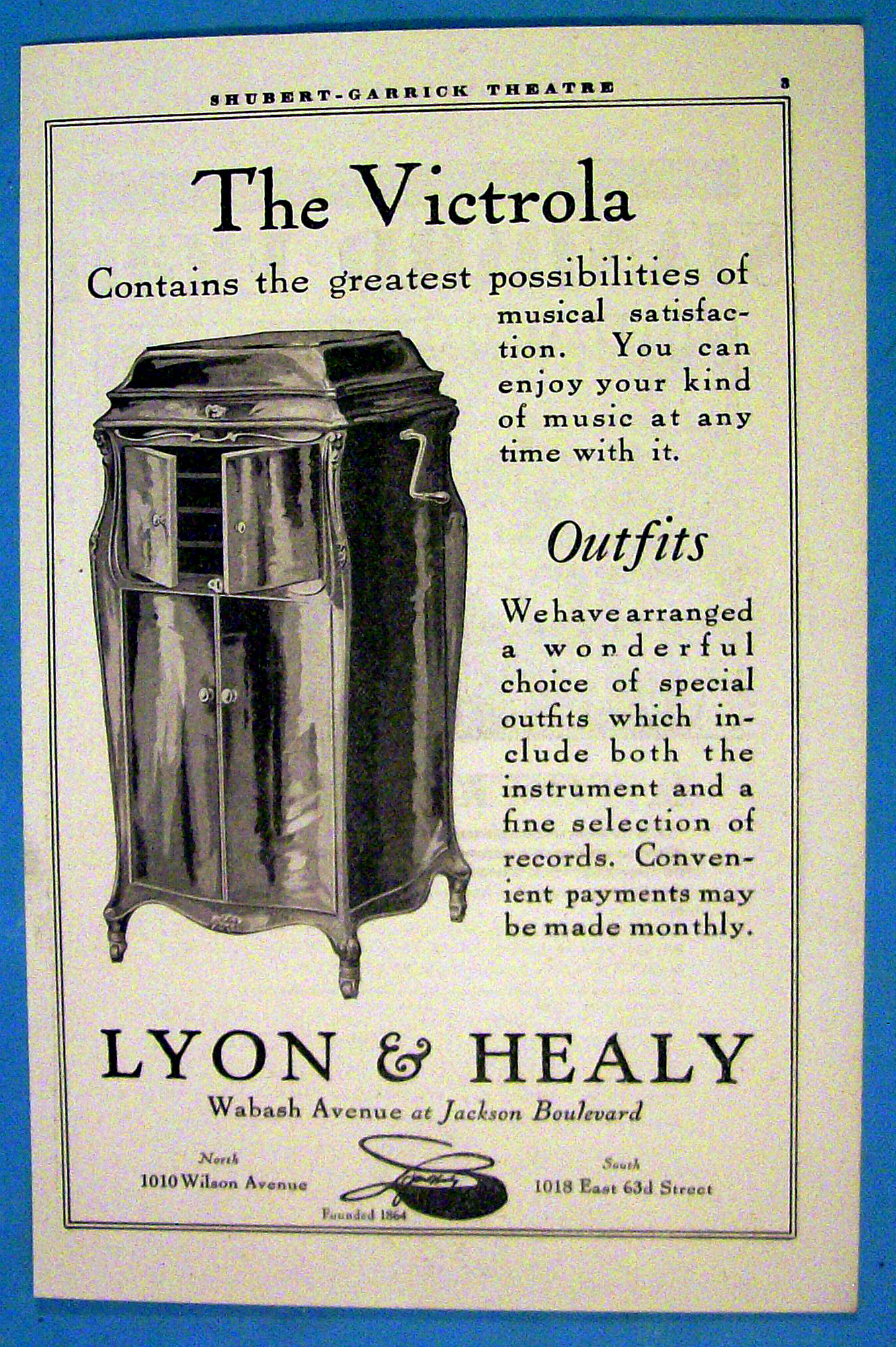 1913 Lyon & Healy with Victrola