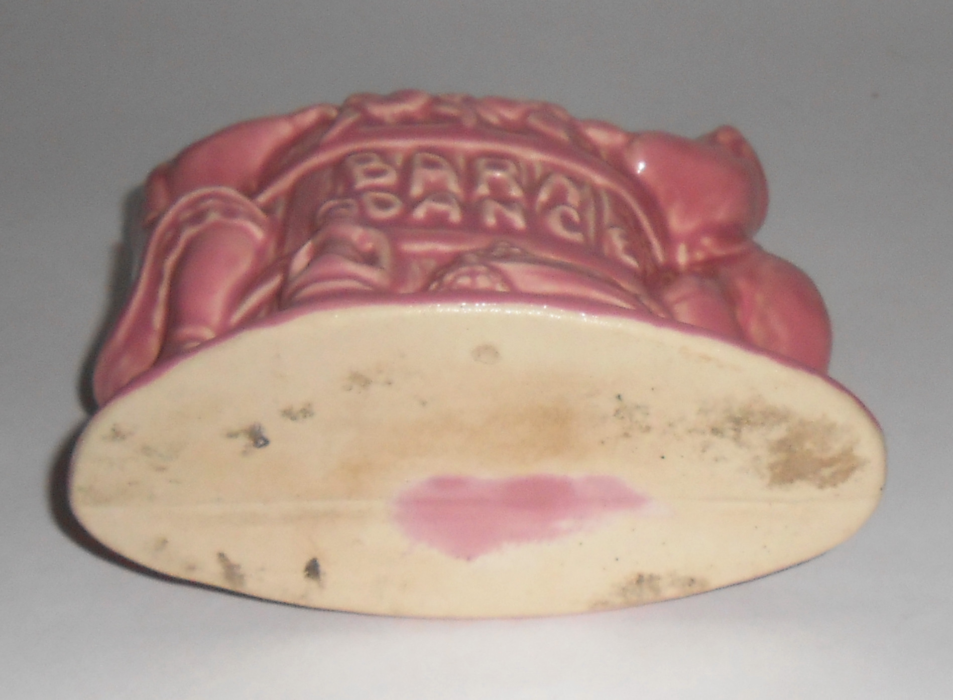 Shawnee Pottery Boy & Girl Pink Barn Dance Planter!