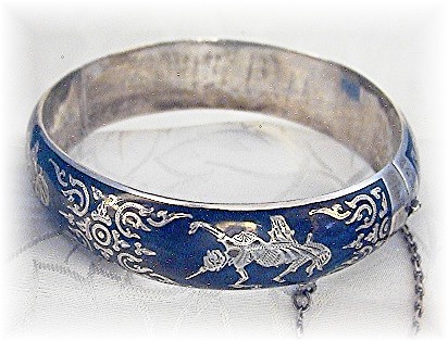 Sterling Silver Bangle Bracelet SIAM
