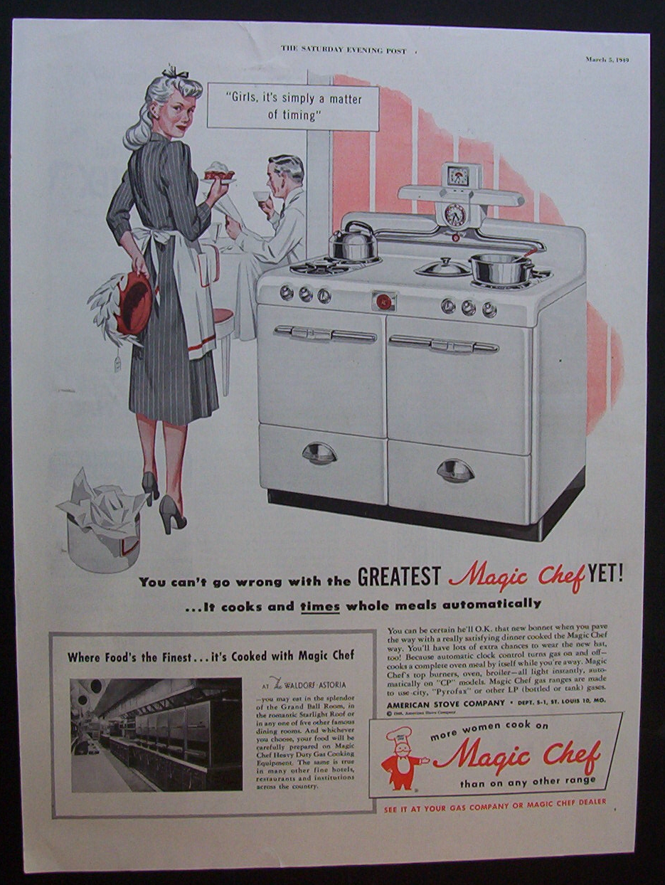 1949  Magic  Chef  Range