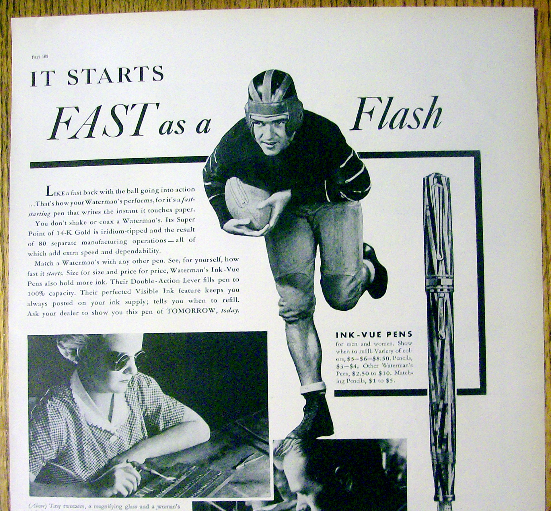 1937 Waterman's Pens