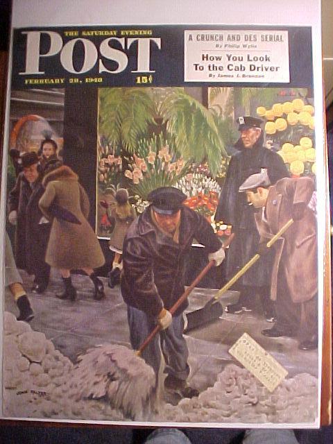 Saturday Evening Post Cover -Falter- February 28, 1948