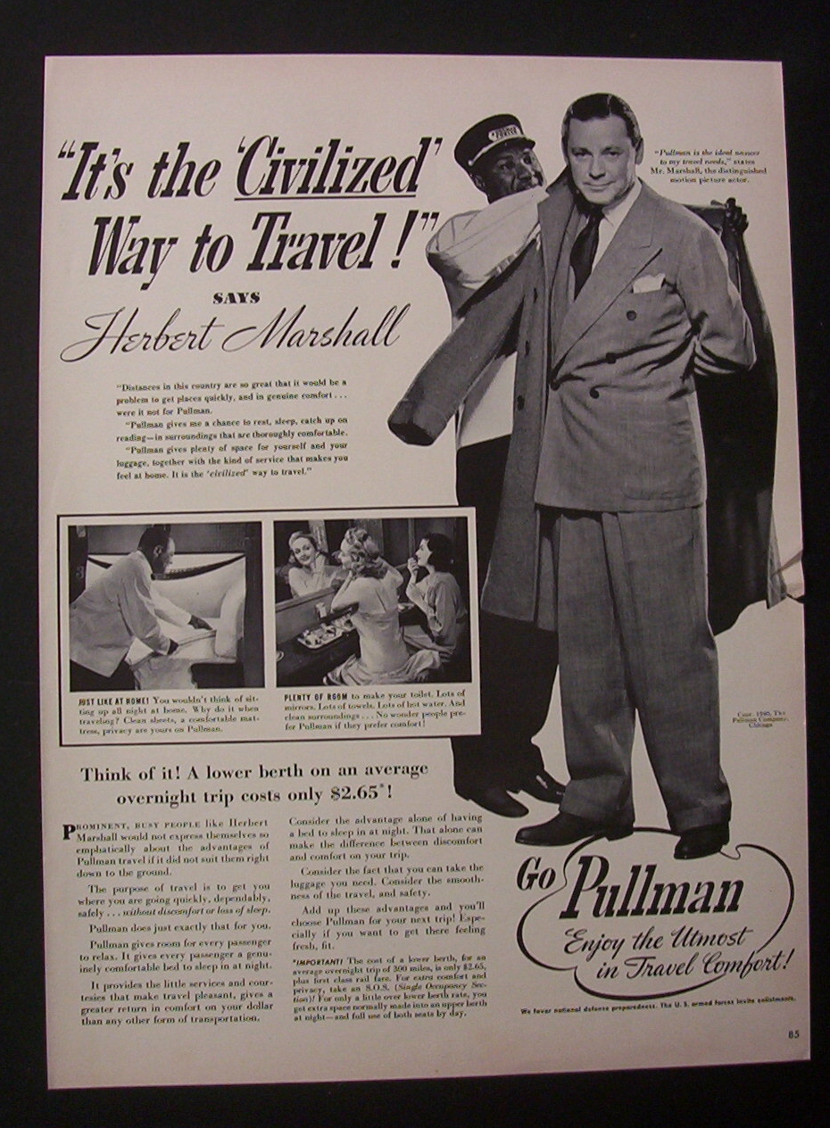 1940 Pullman with Herbert Marshall