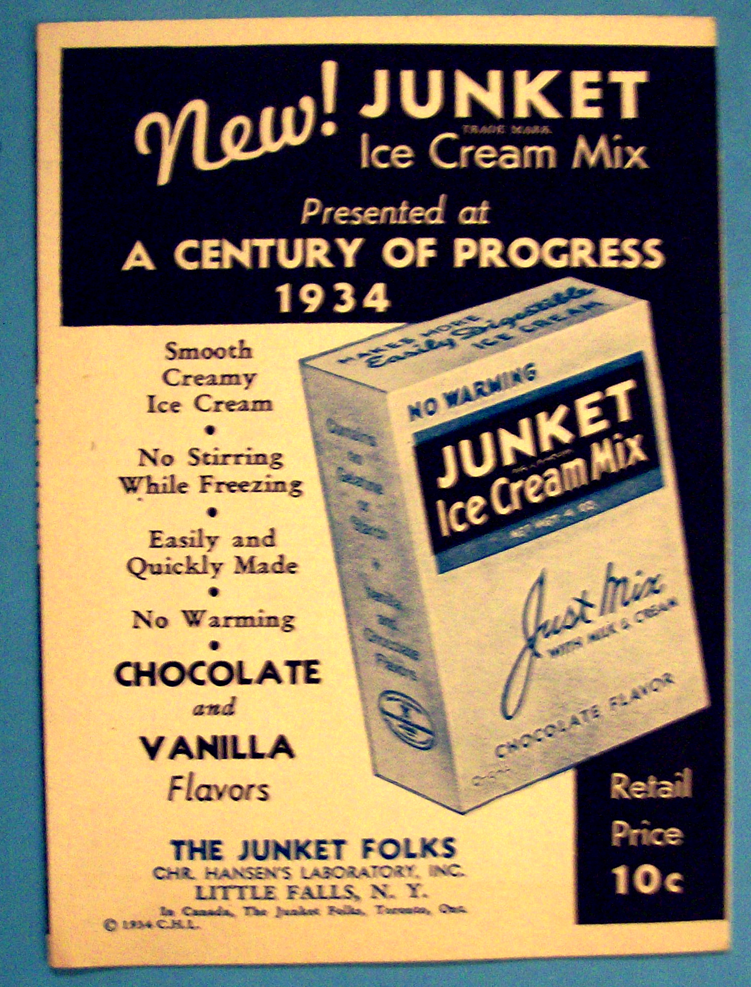 1933 Century Of Progress, Junket Brochure