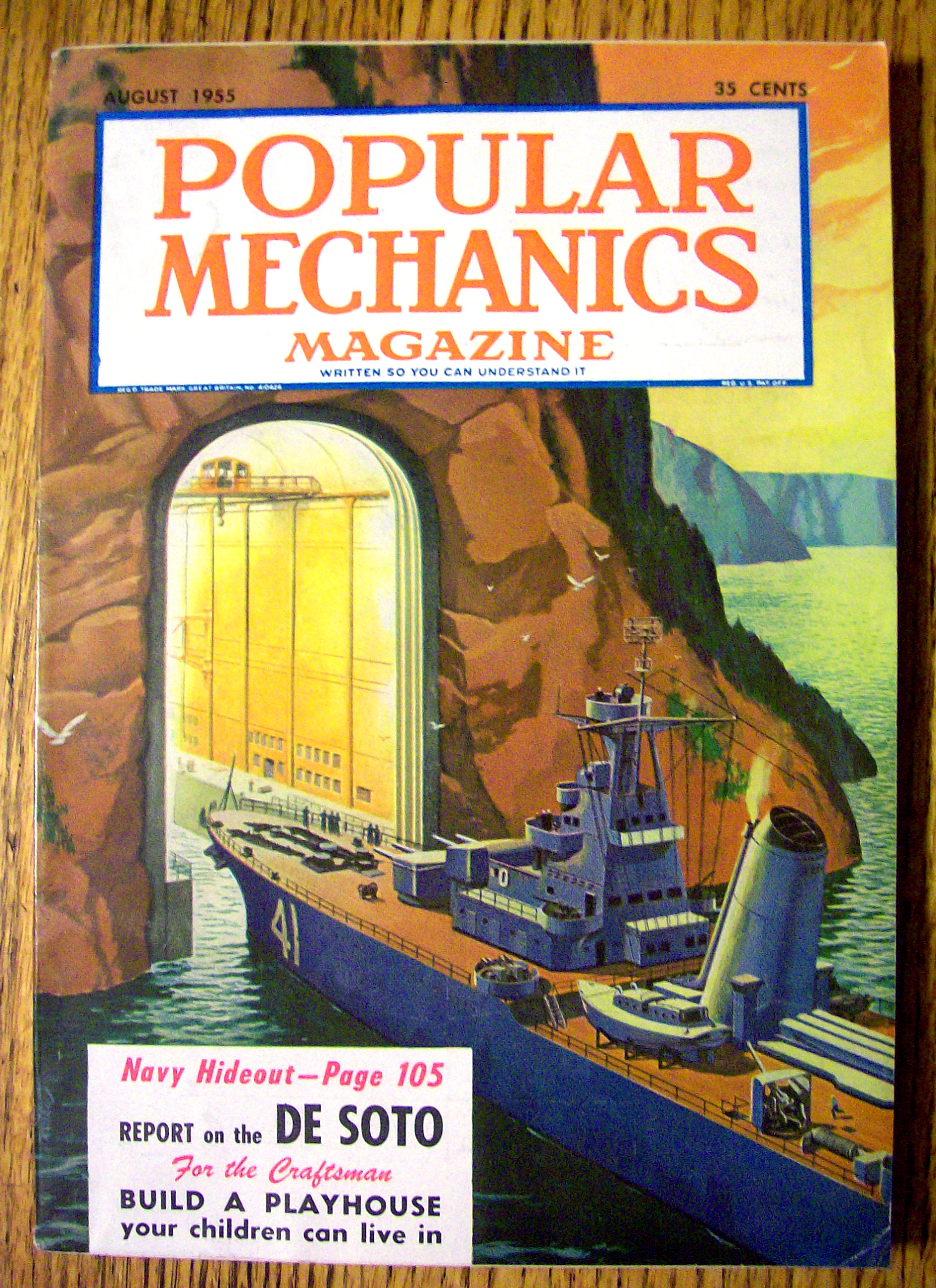Popular Mechanics August 1955 Build A Playhouse