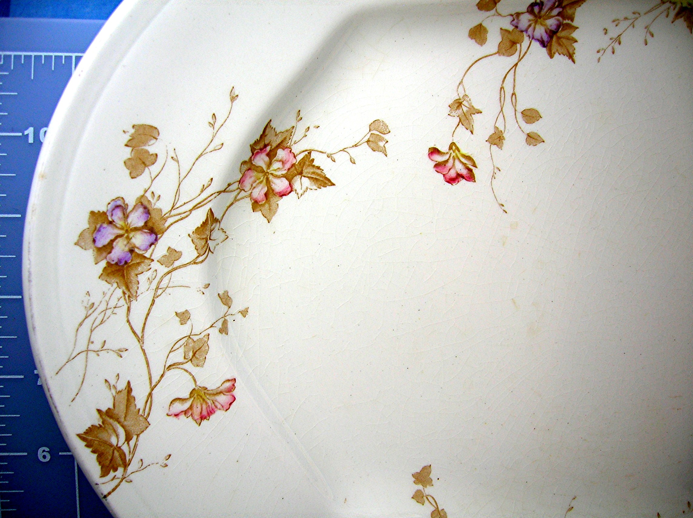 Royal Semi Porcelain  Transfer Ware Johnson Bros Platte