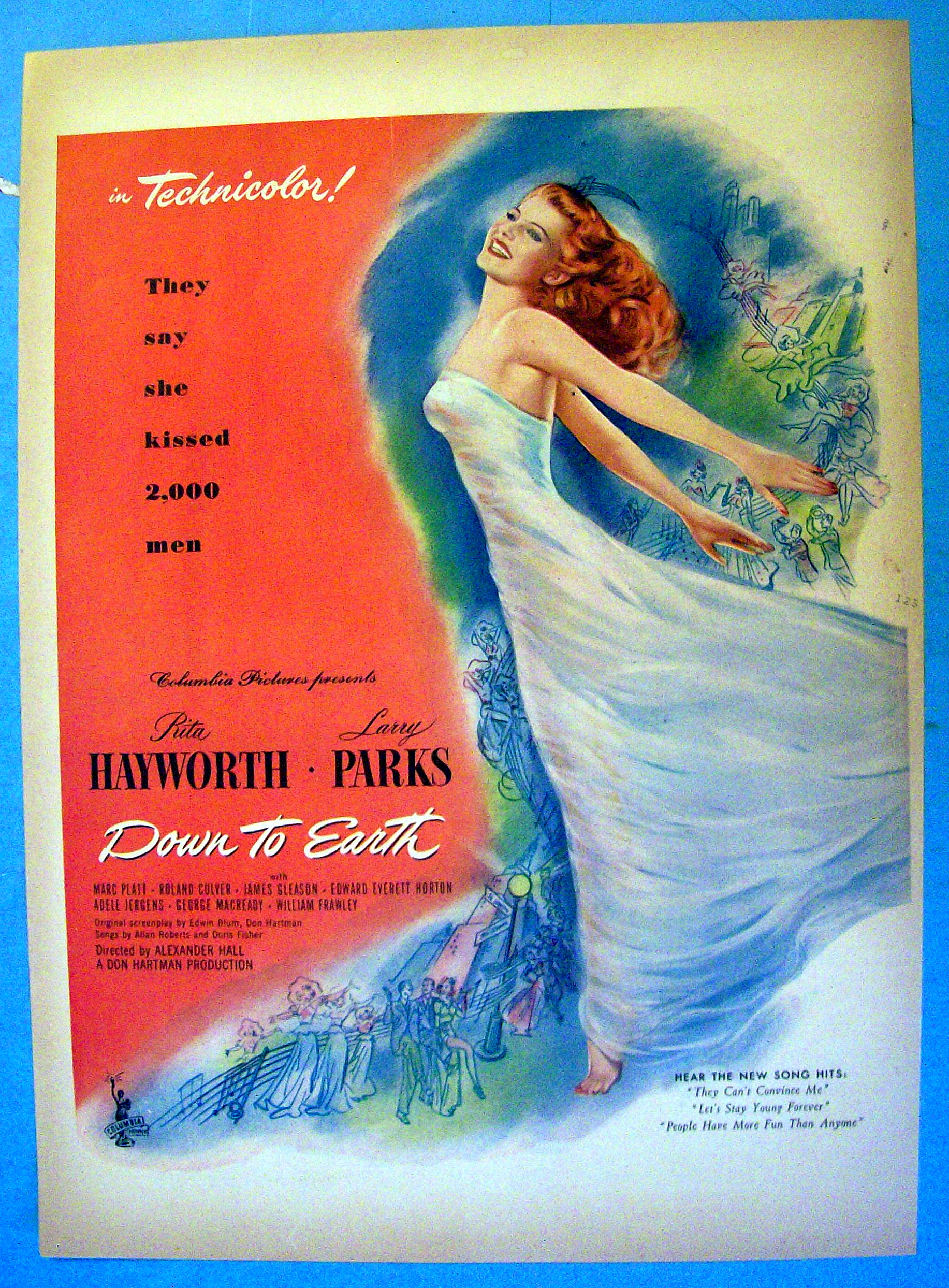 1947 Down to Earth with Rita Hayworth