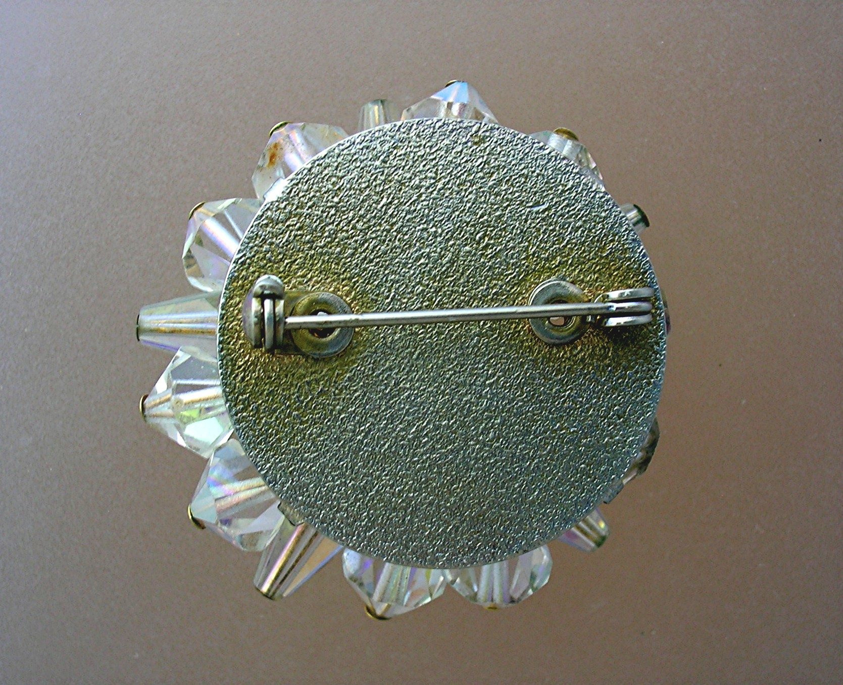 Crystal Rivoli Sunray Brooch