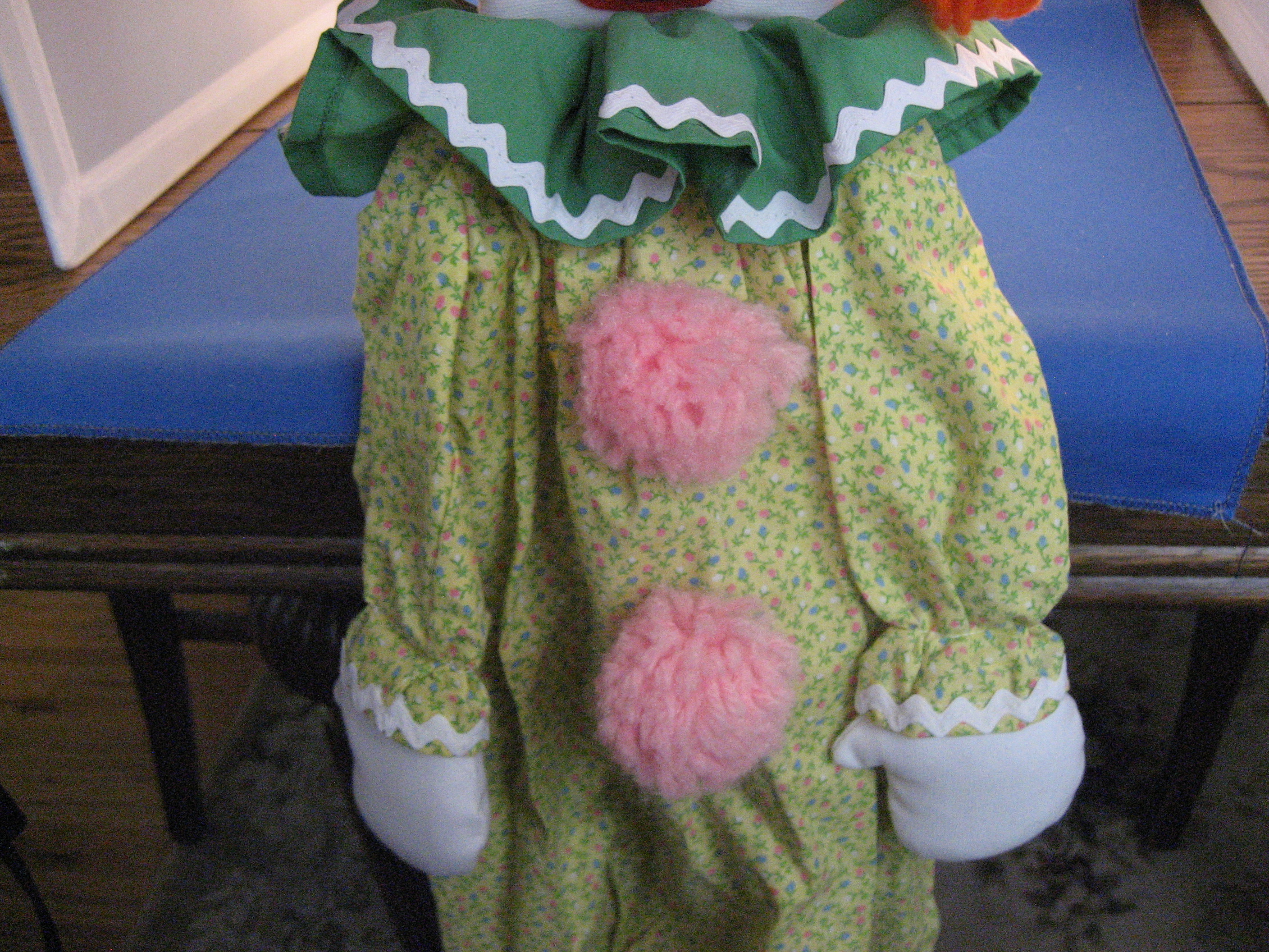 Pajama or Diaper Clown Holder