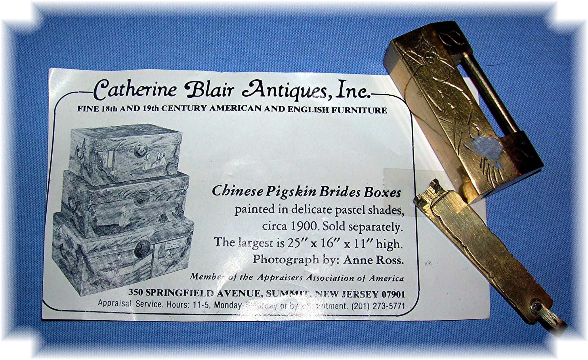 Bride's Box - Chinese, 1920's pigskin