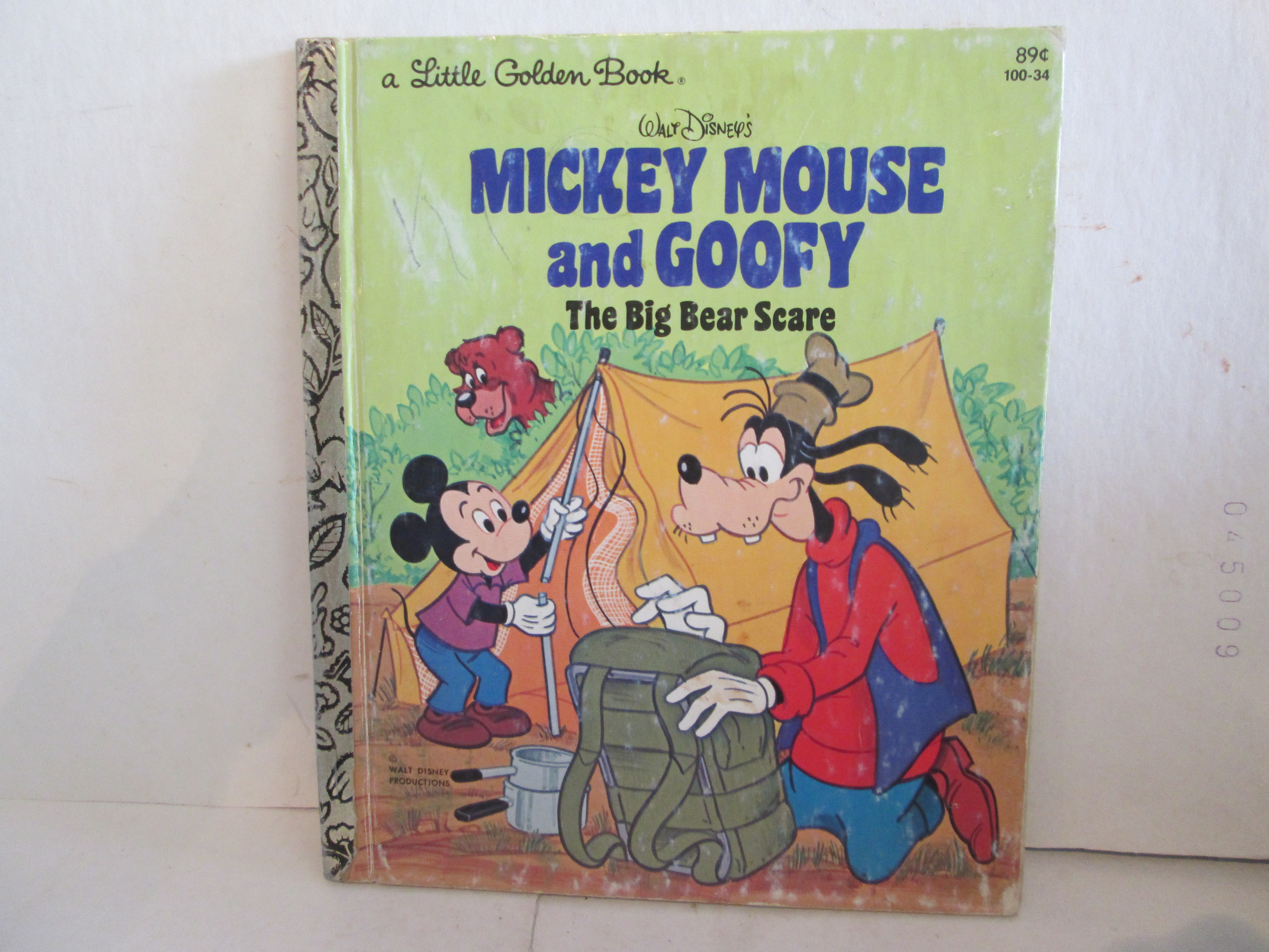A Little Golden Book Mickey Mouse and Goofy
