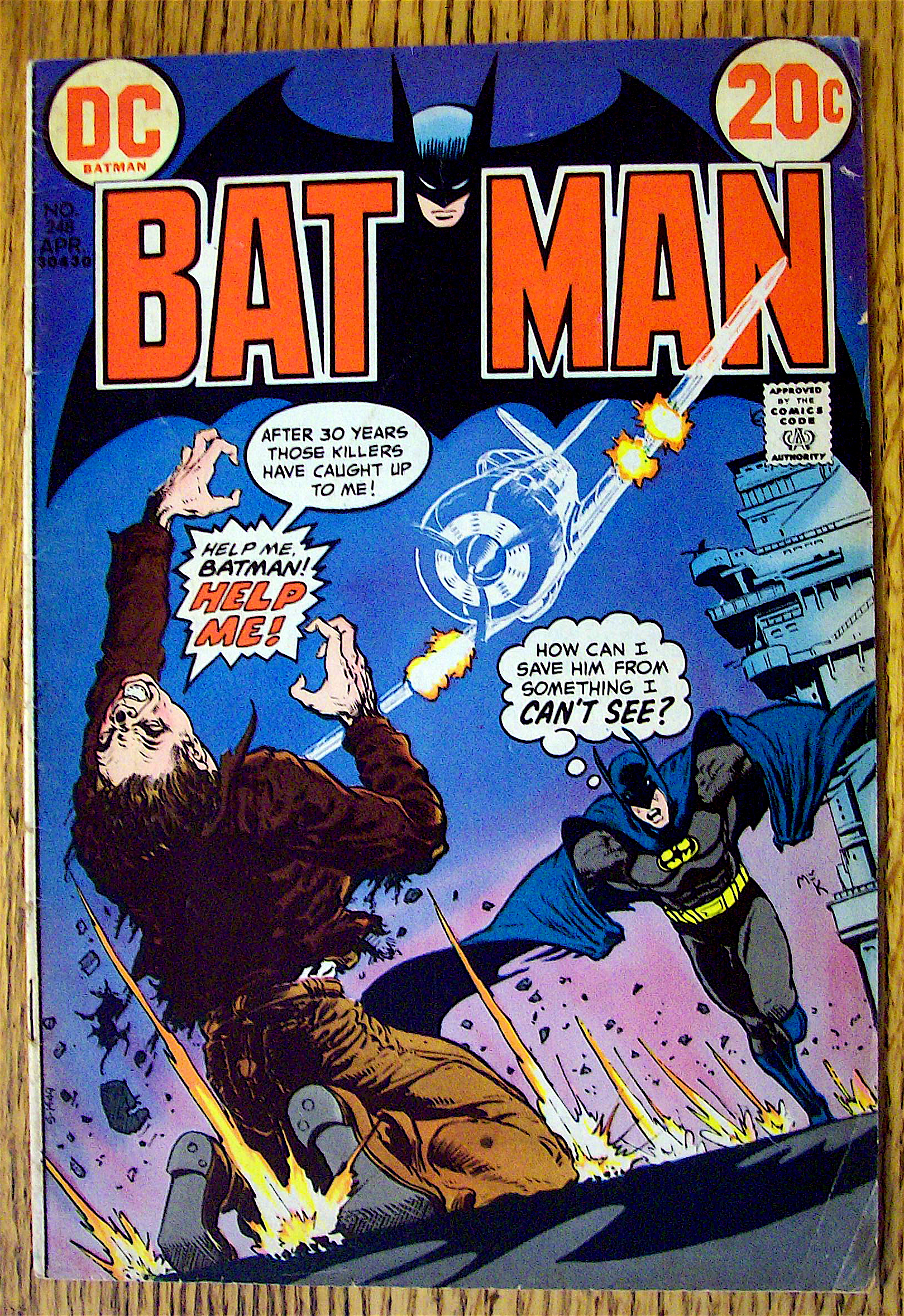 Batman Comic #248 April 1973 Death Knell For A Traitor