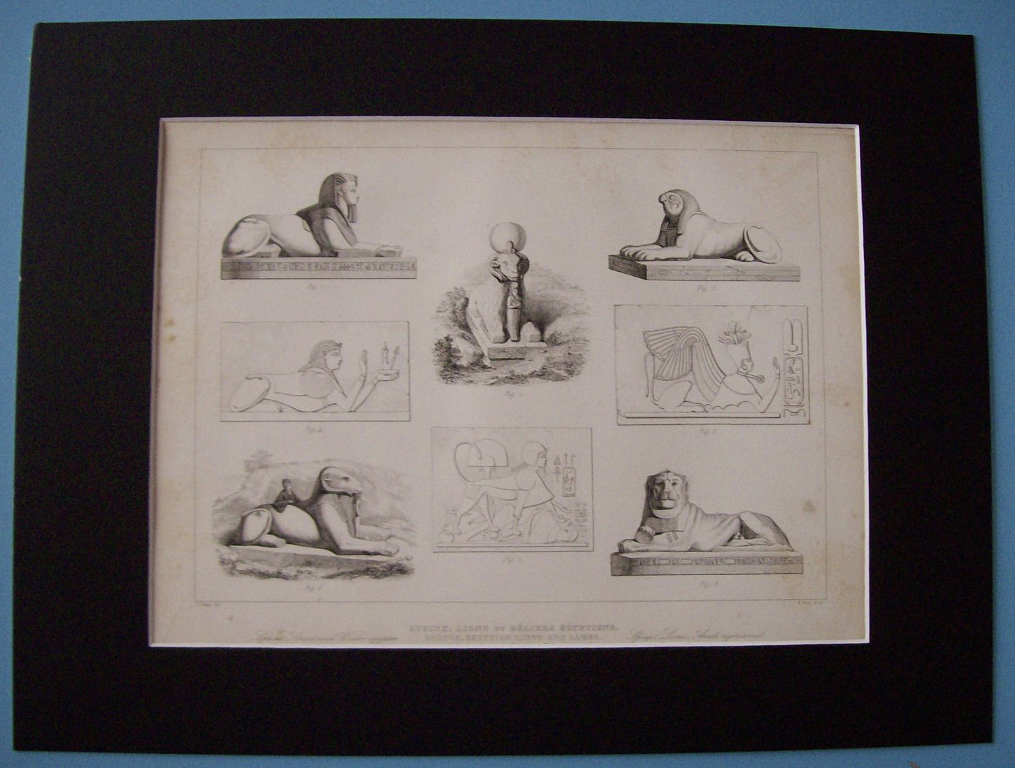 Sphinx, Lions Et Beliers Egyptiens