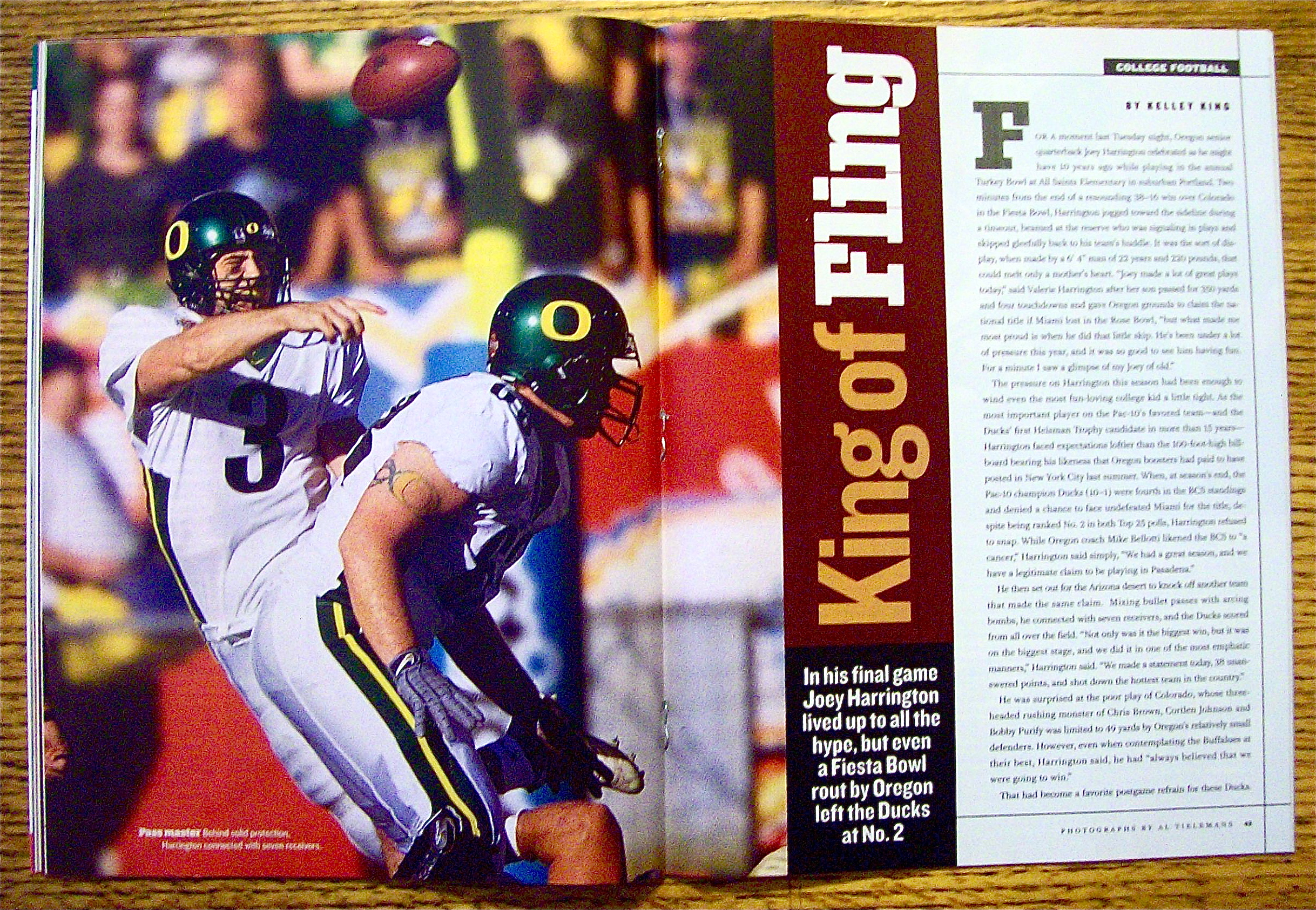 Sports Illustrated Magazine January 7, 2002 Clinton P.