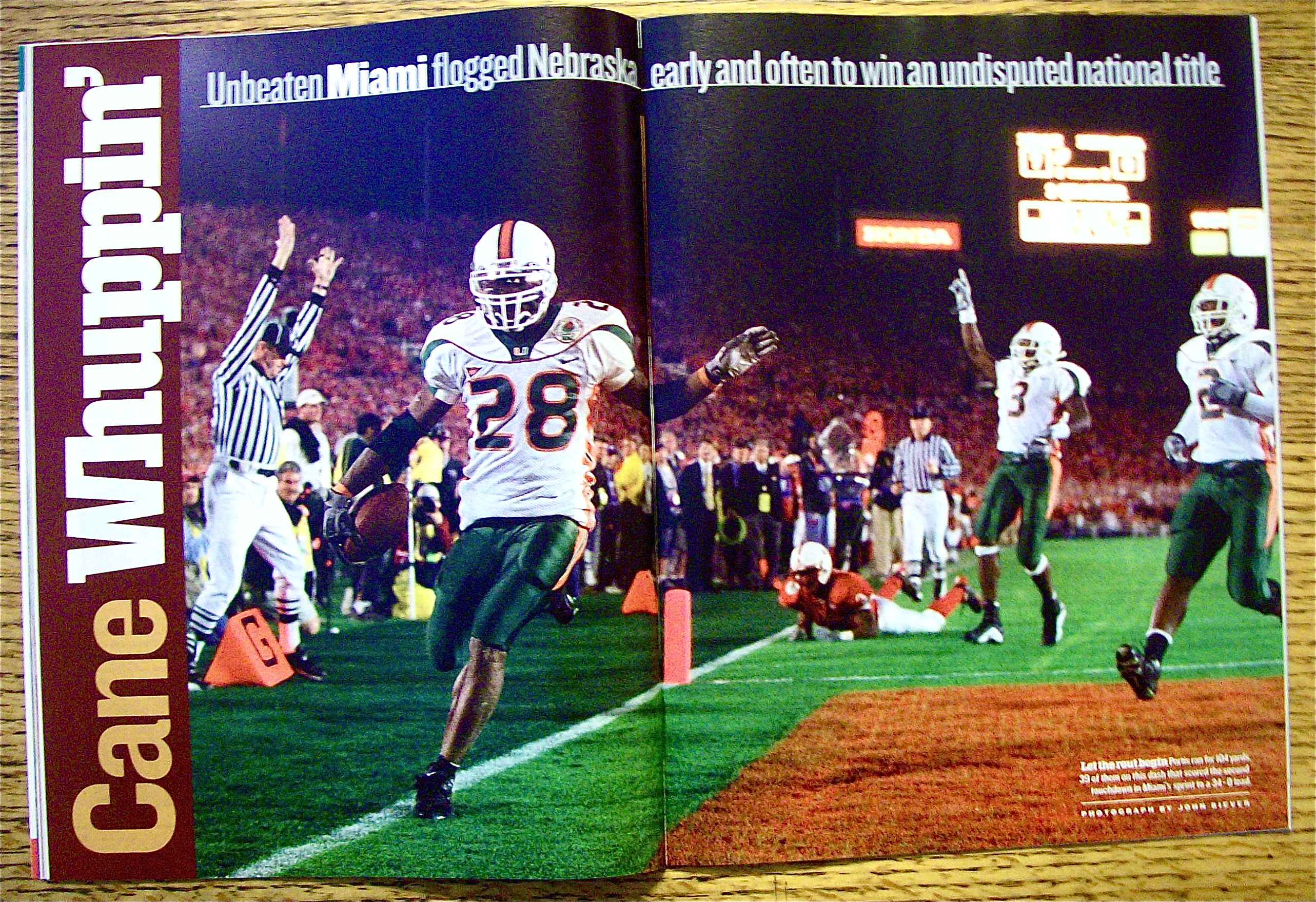 Sports Illustrated Magazine January 7, 2002 Clinton P.