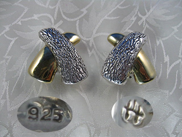 Earrings Sterling Silver Gold Vermeil Paloma Picasso