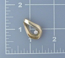 Pendant 14k Gold and 1/4Ct Diamond