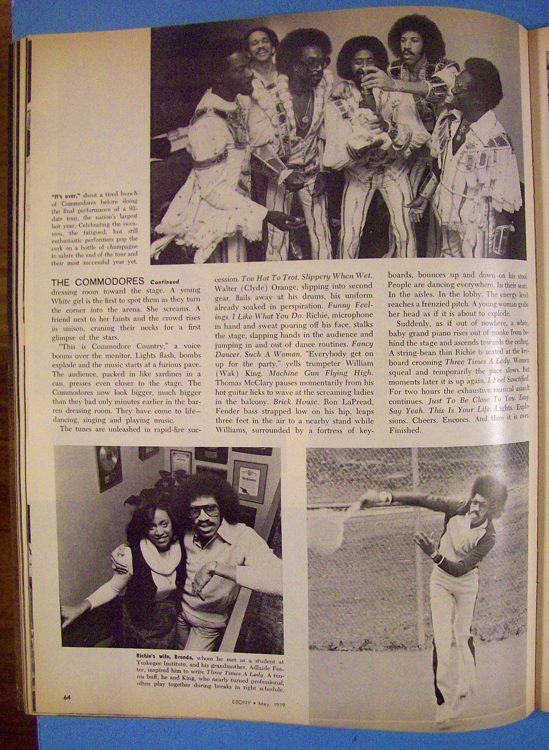 Ebony Magazine-May 1979-The Commodores