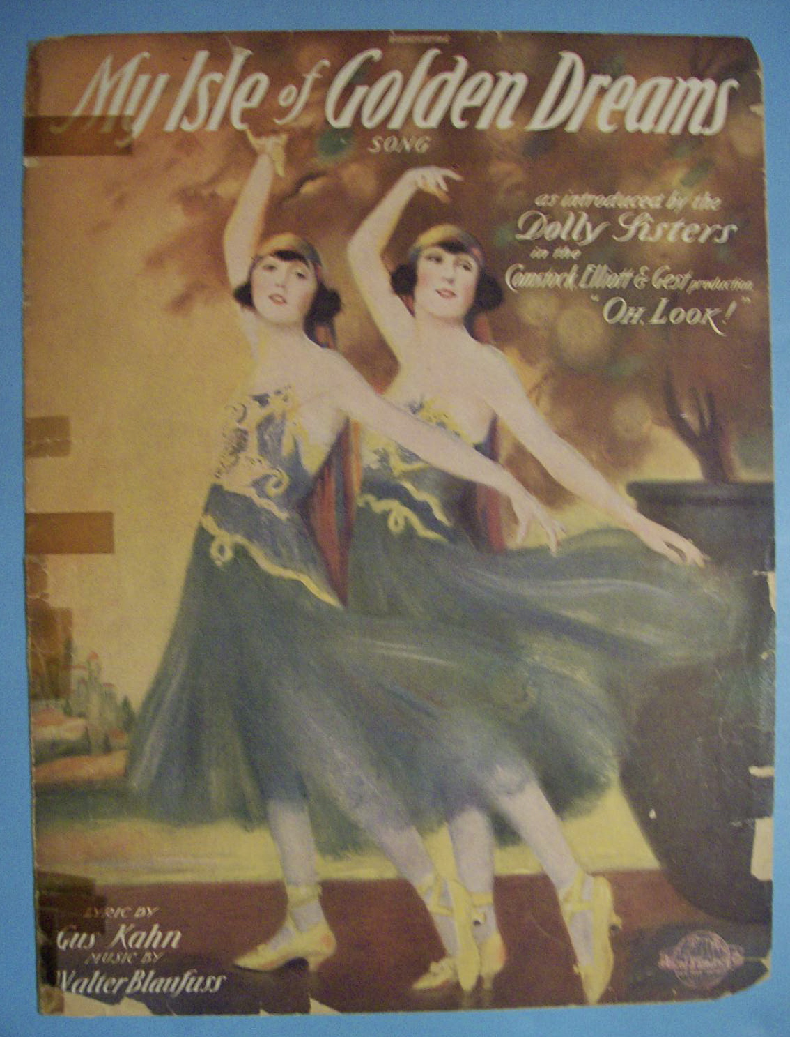 Sheet Music For 1919 My Isle Of Golden Dreams