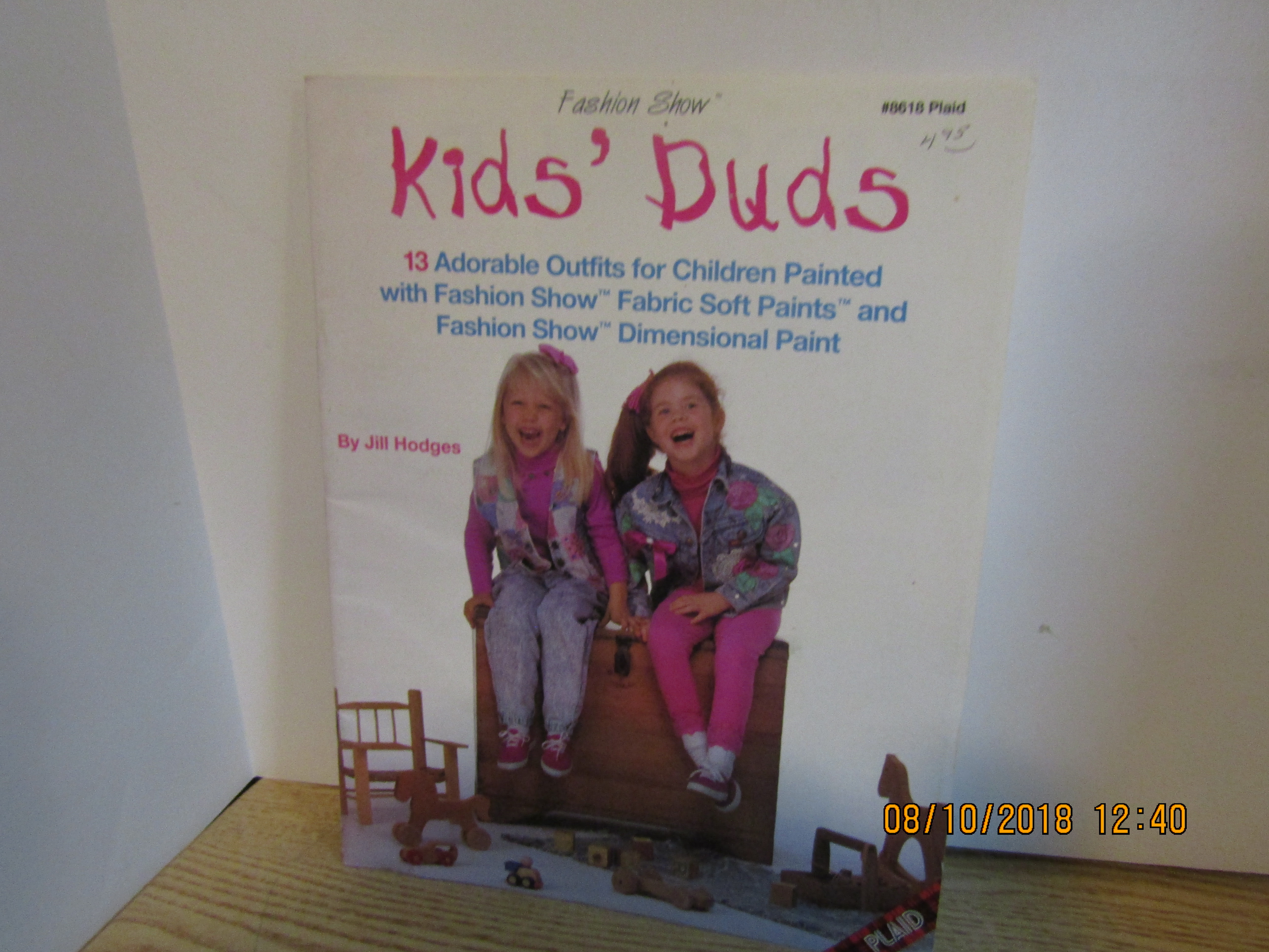 Plaid Painting Book Fashion Show Kids Duds  #8618