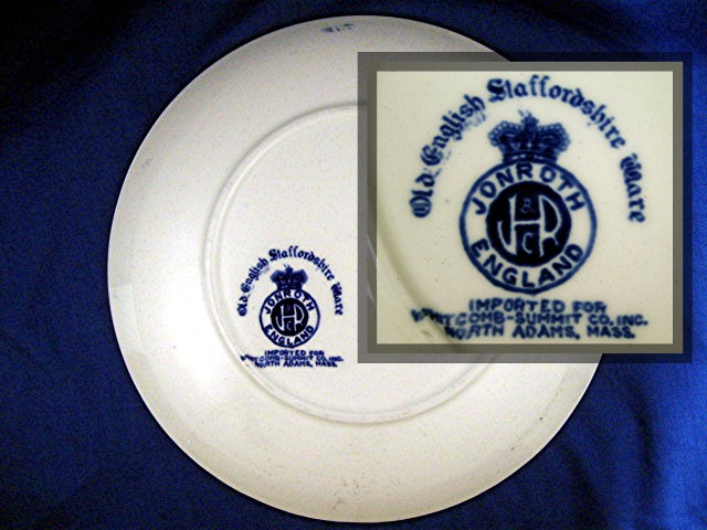 Olde English Staffordshire Ware, Souvenir of Mohawk Tra