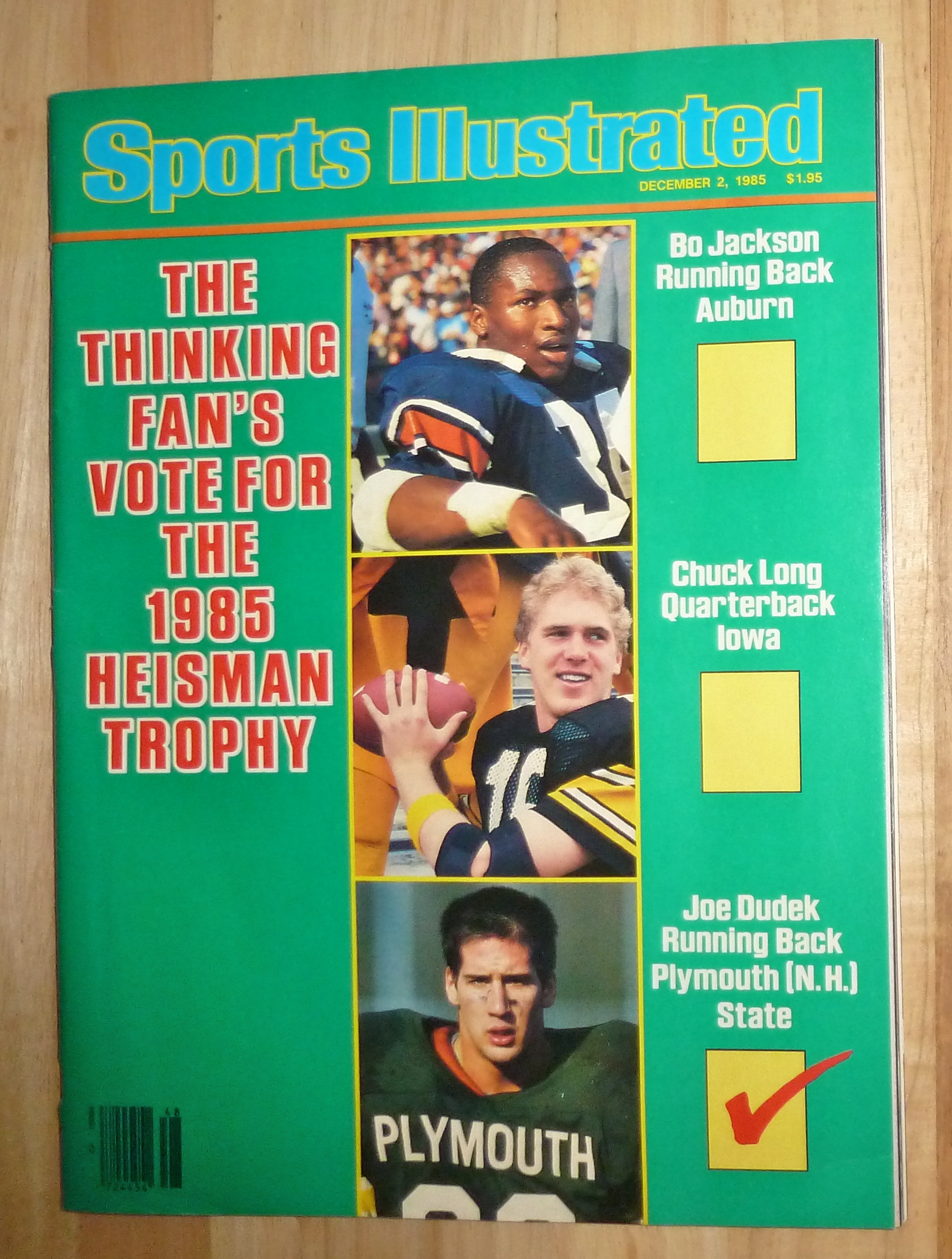 Sports Illustrated-December 2, 1985-Heisman Trophy