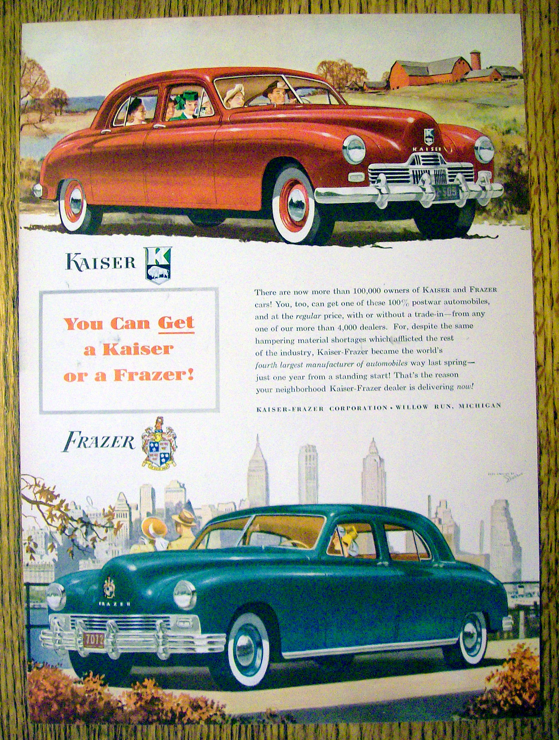 1947 Kaiser and Frazer cars