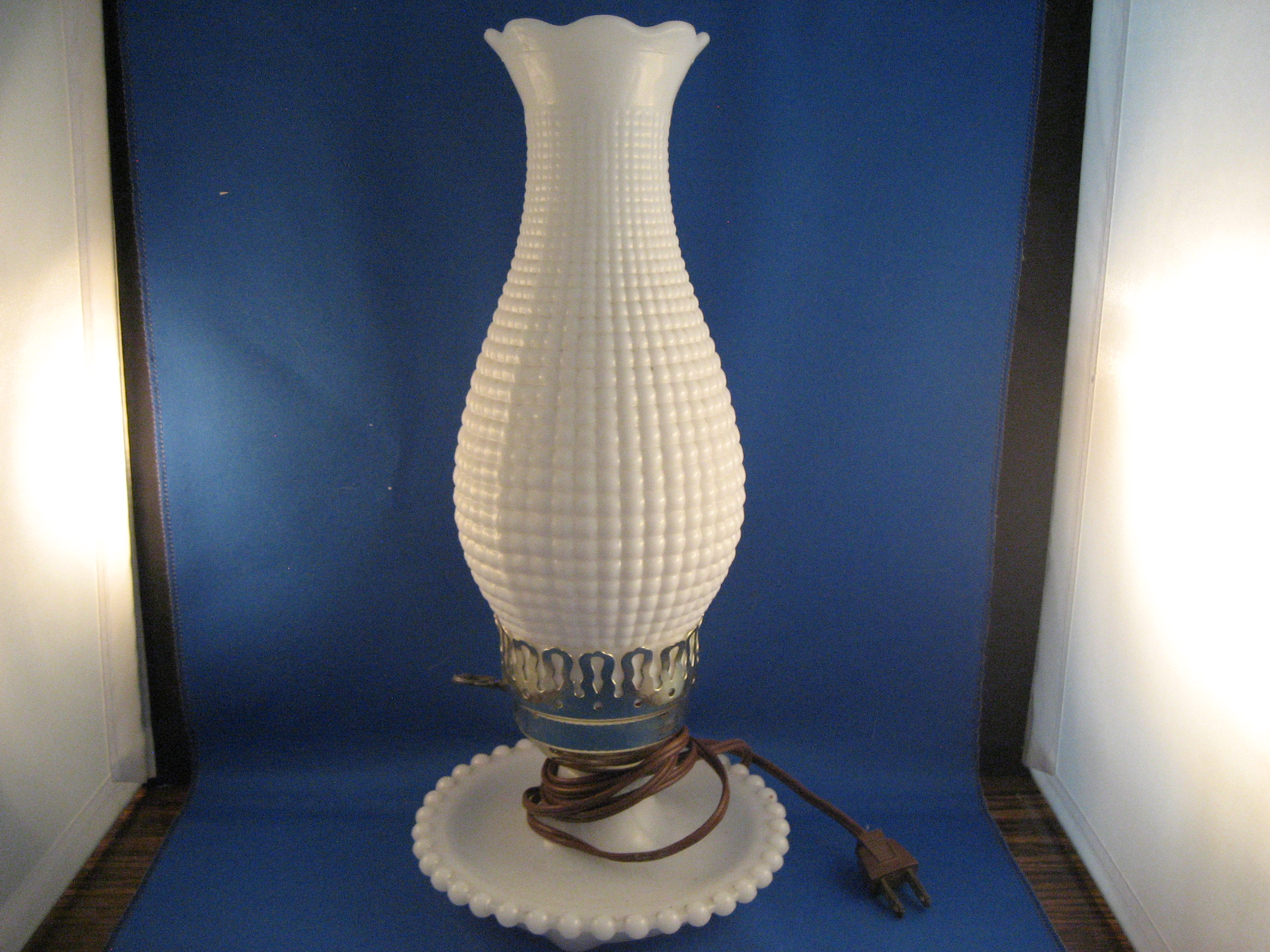 Milk Glass Lamp