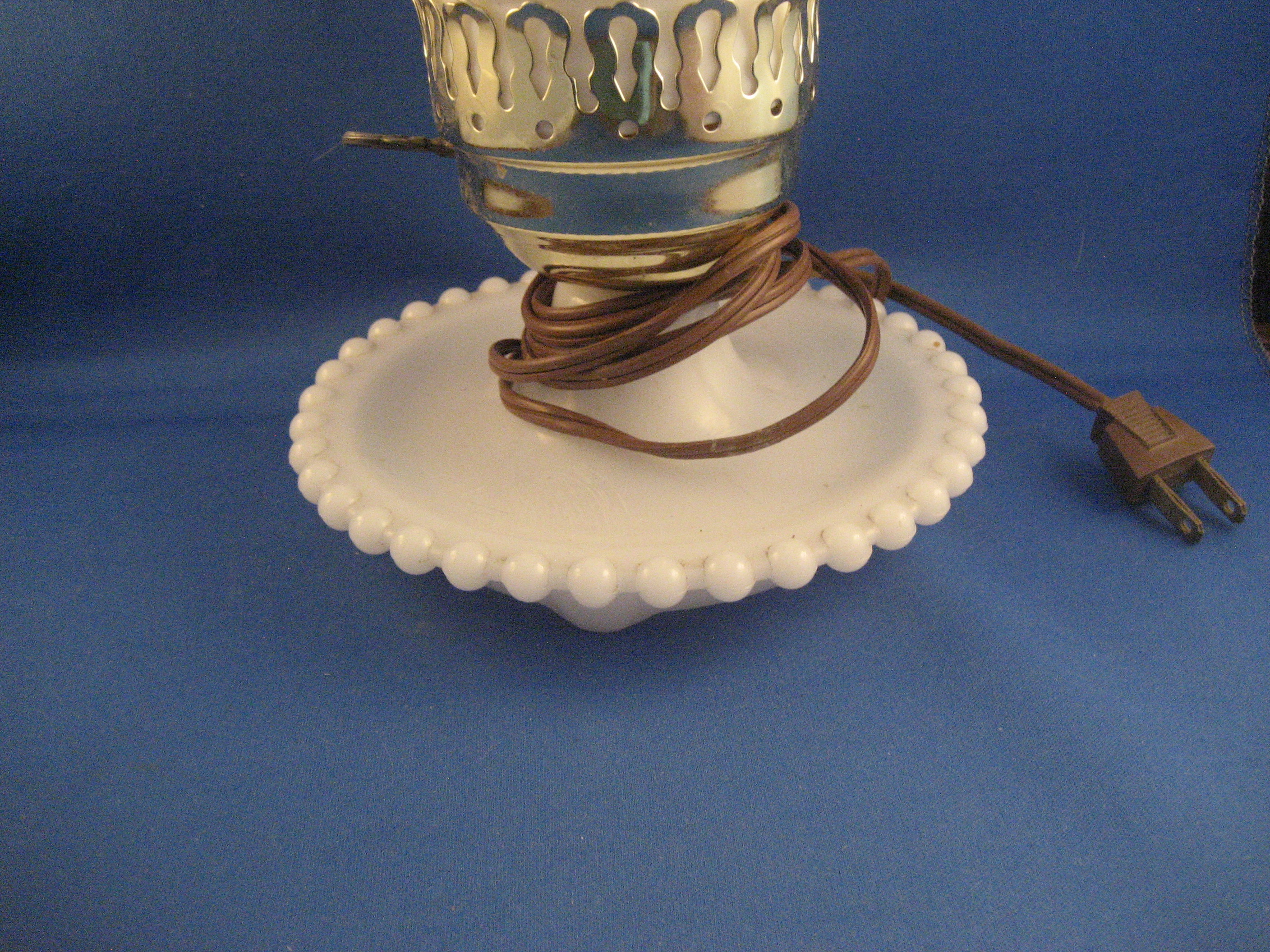 Milk Glass Lamp
