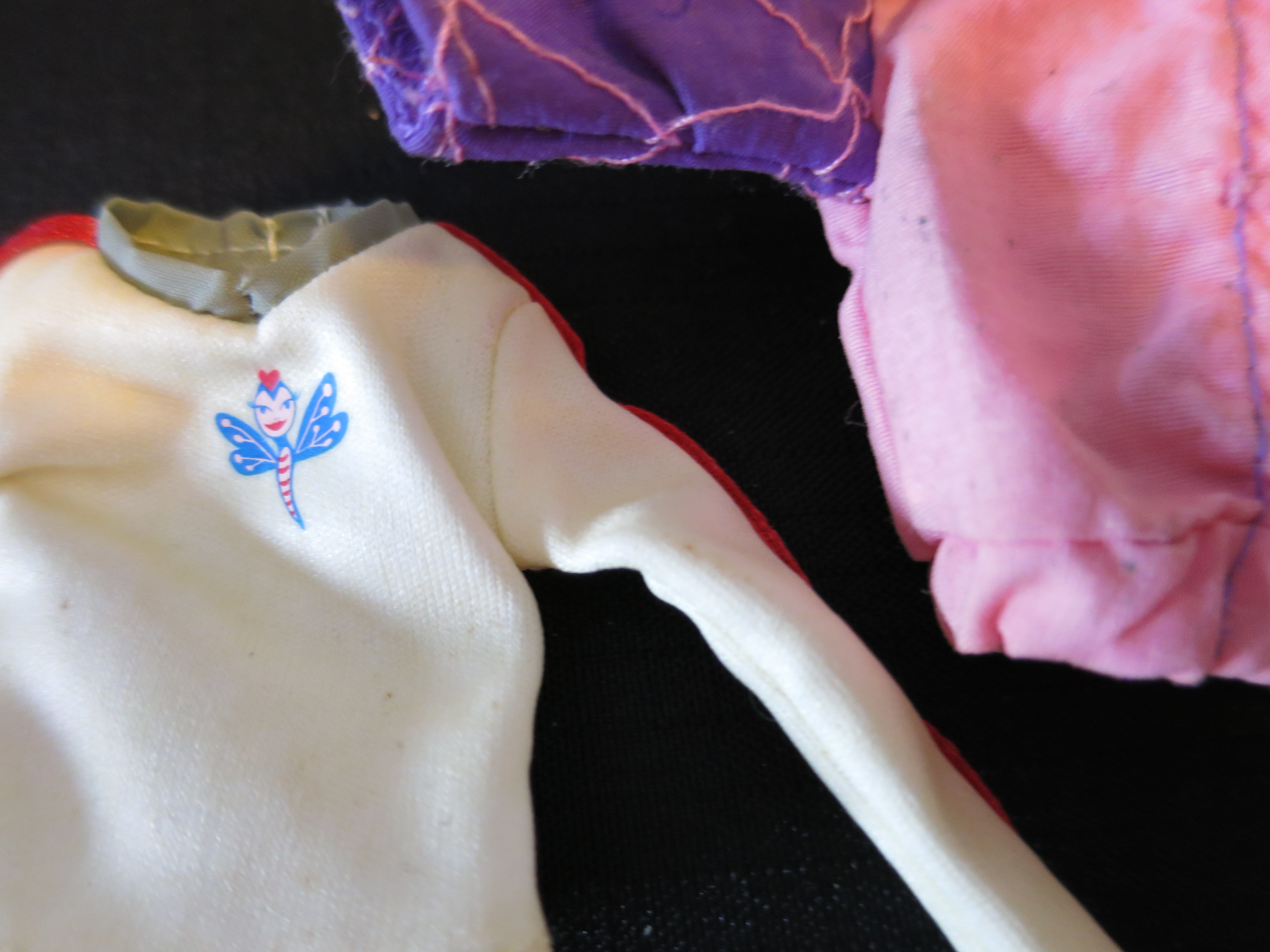Barbie Sister Kelly Doll Shirt with butterfly and coat tagged