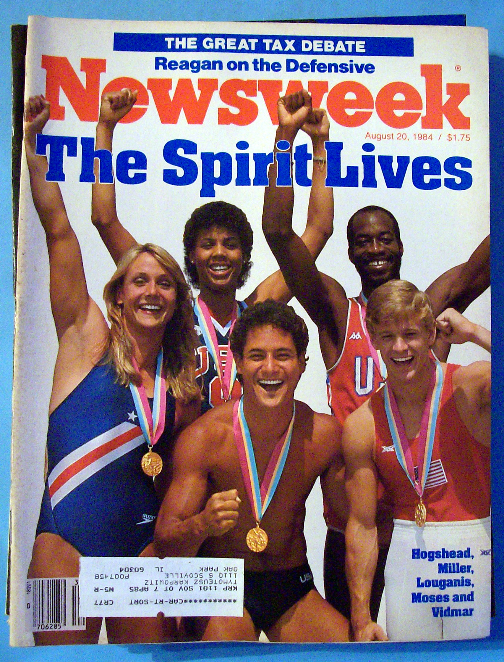 Newsweek Magazine - August 20, 1984 - Spirit Lives