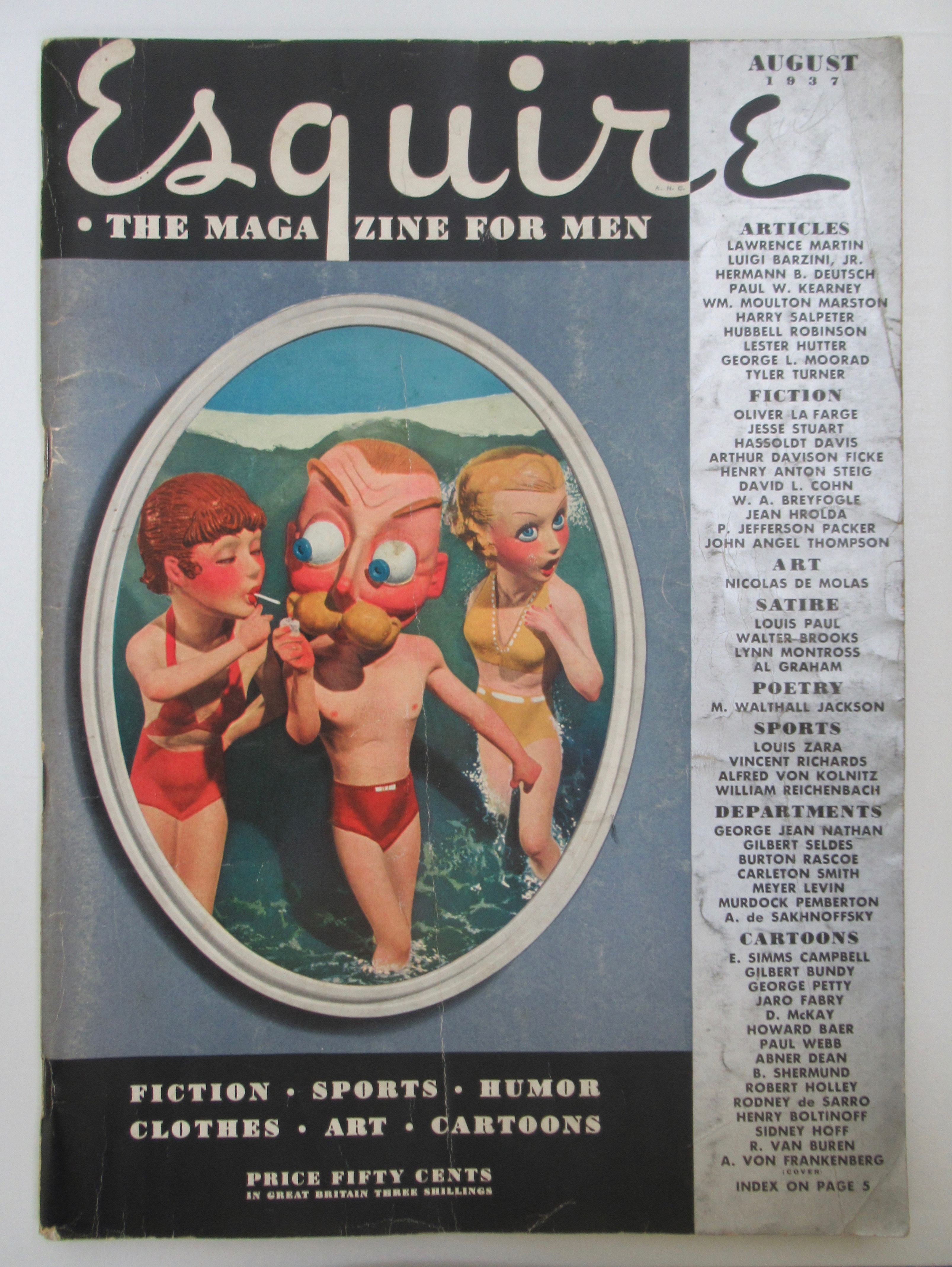 Esquire Magazine August 1937