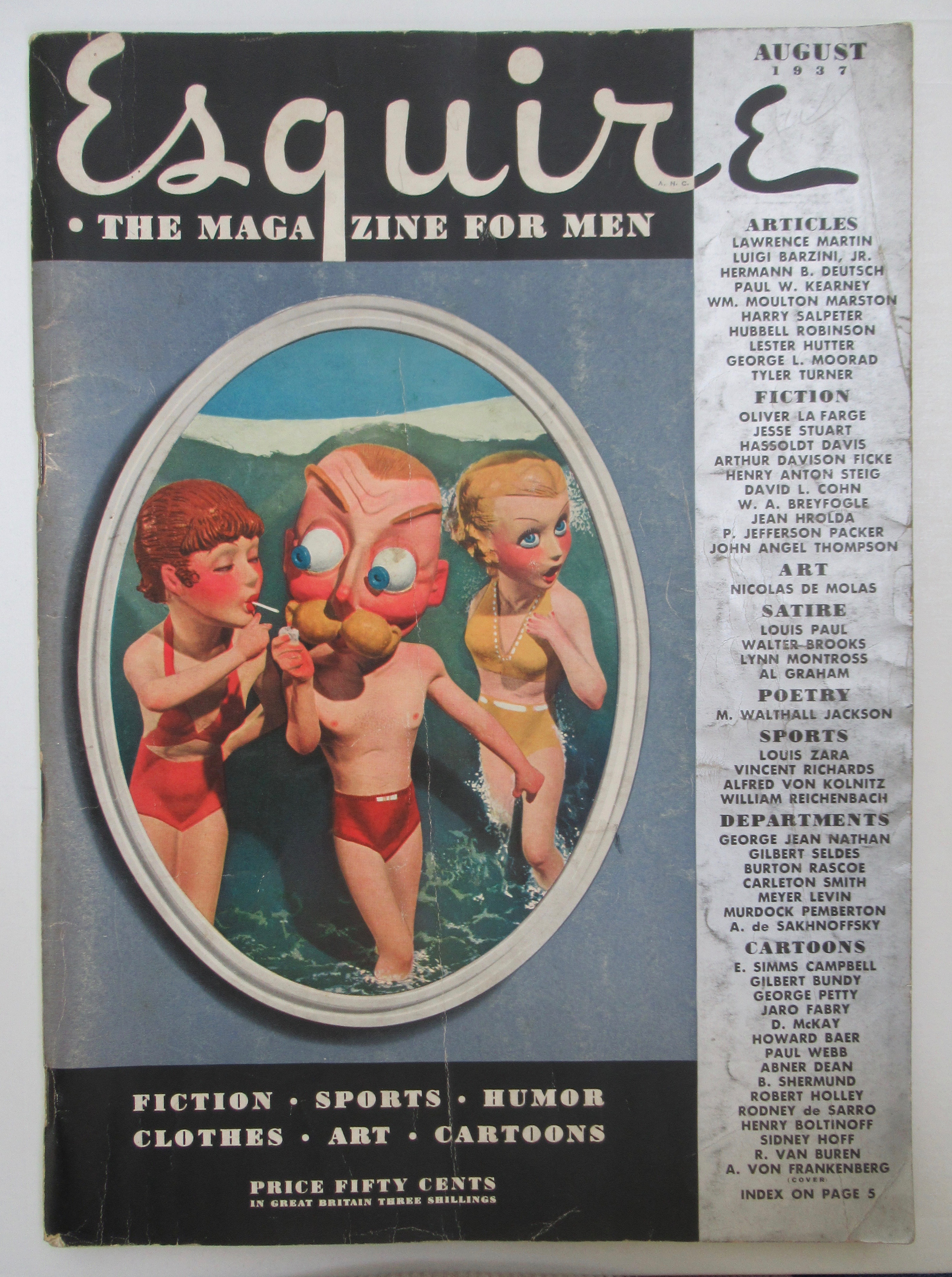 Esquire Magazine August 1937