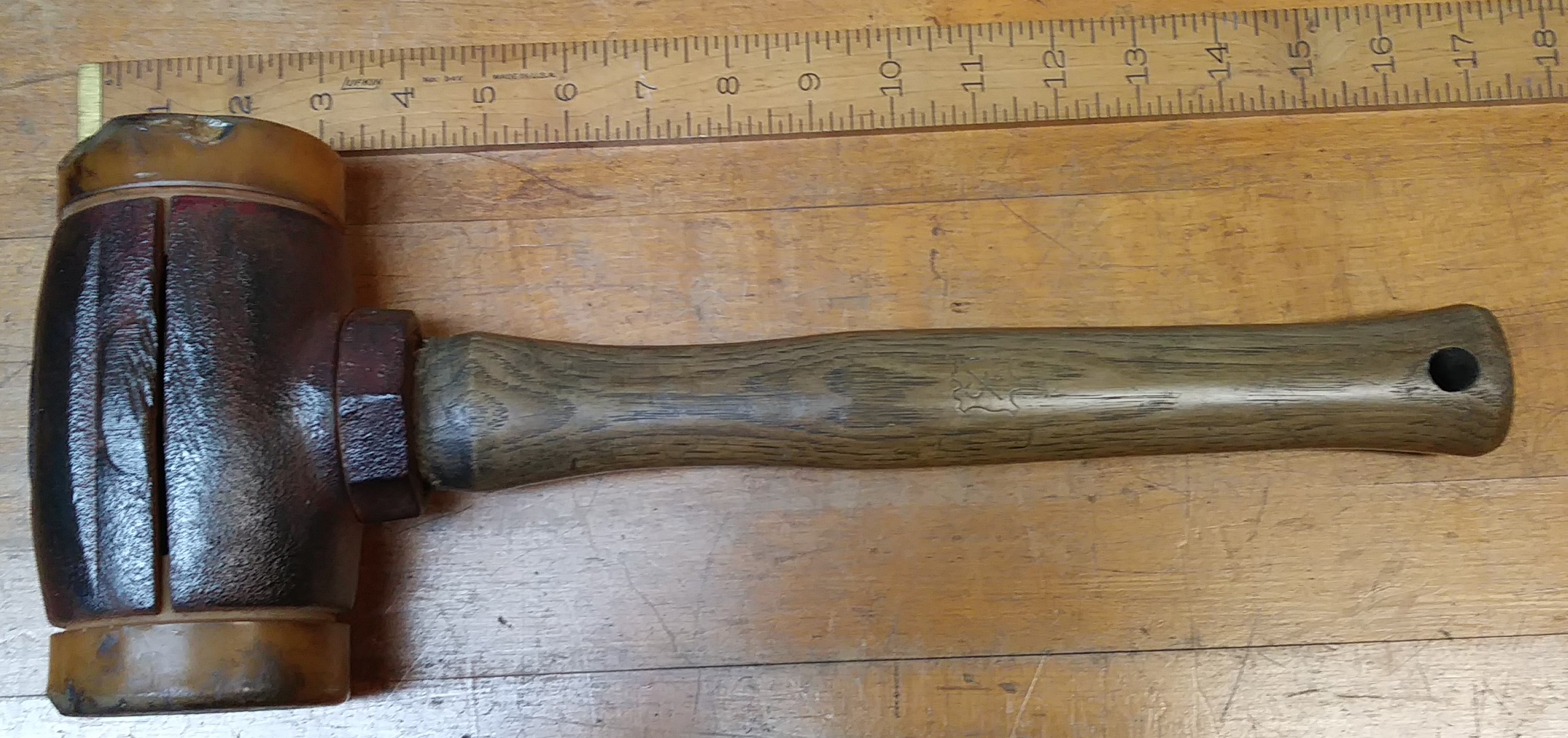 Chicago Rawhide Mallet 7.2 pound Split Head