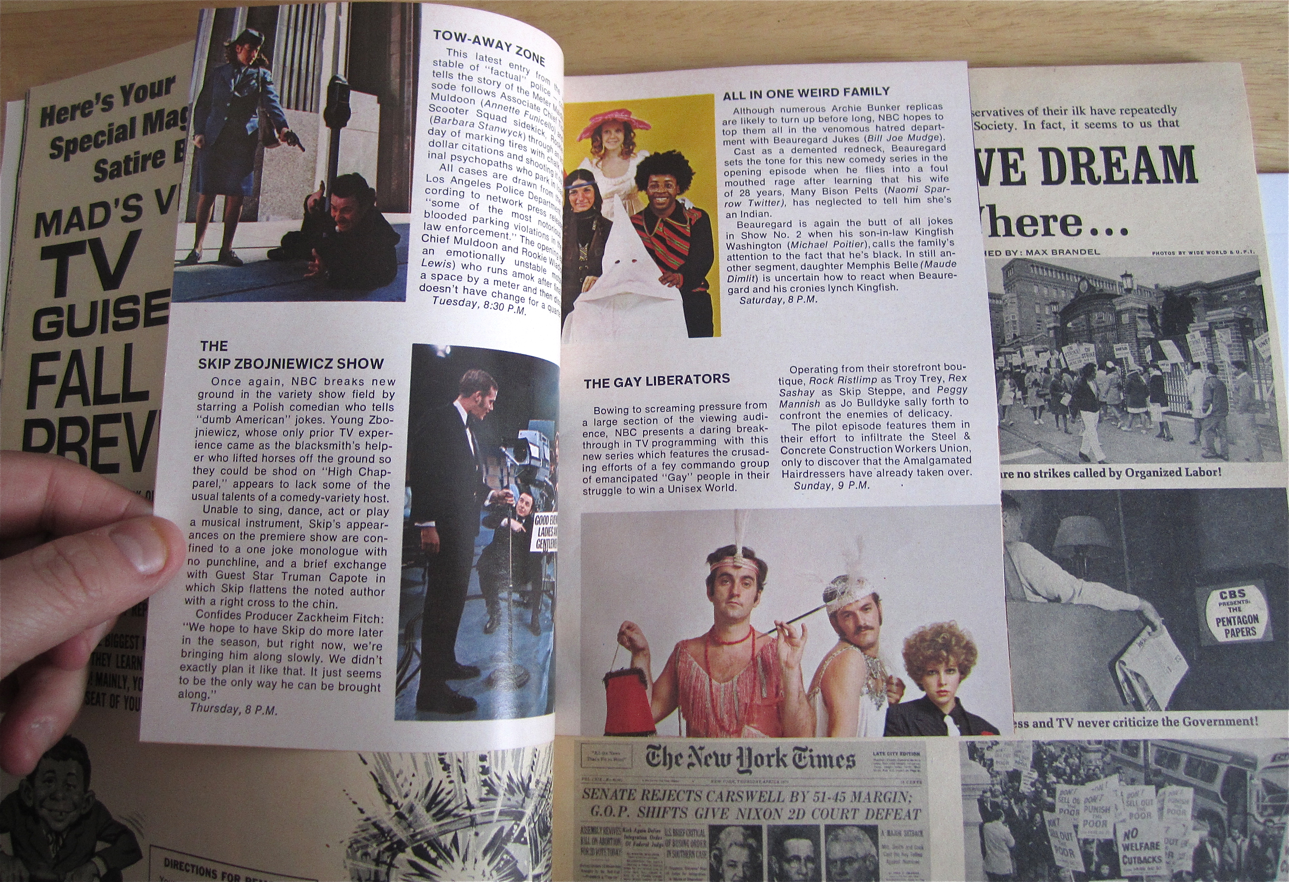 Mad Magazine Special #8 1972 TV Guise Fall Preview