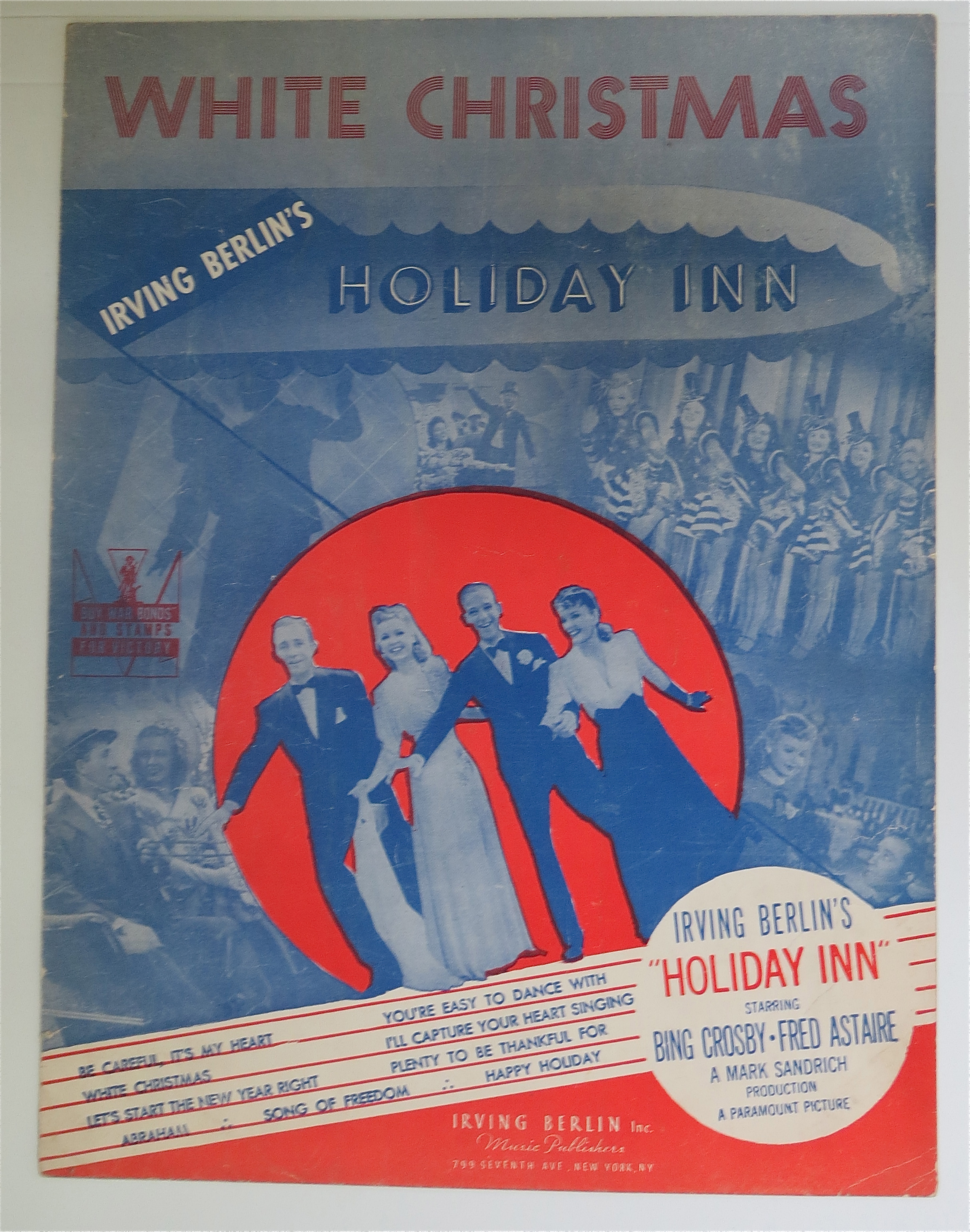 Sheet Music Of 1942 White Christmas By Irving Berlin