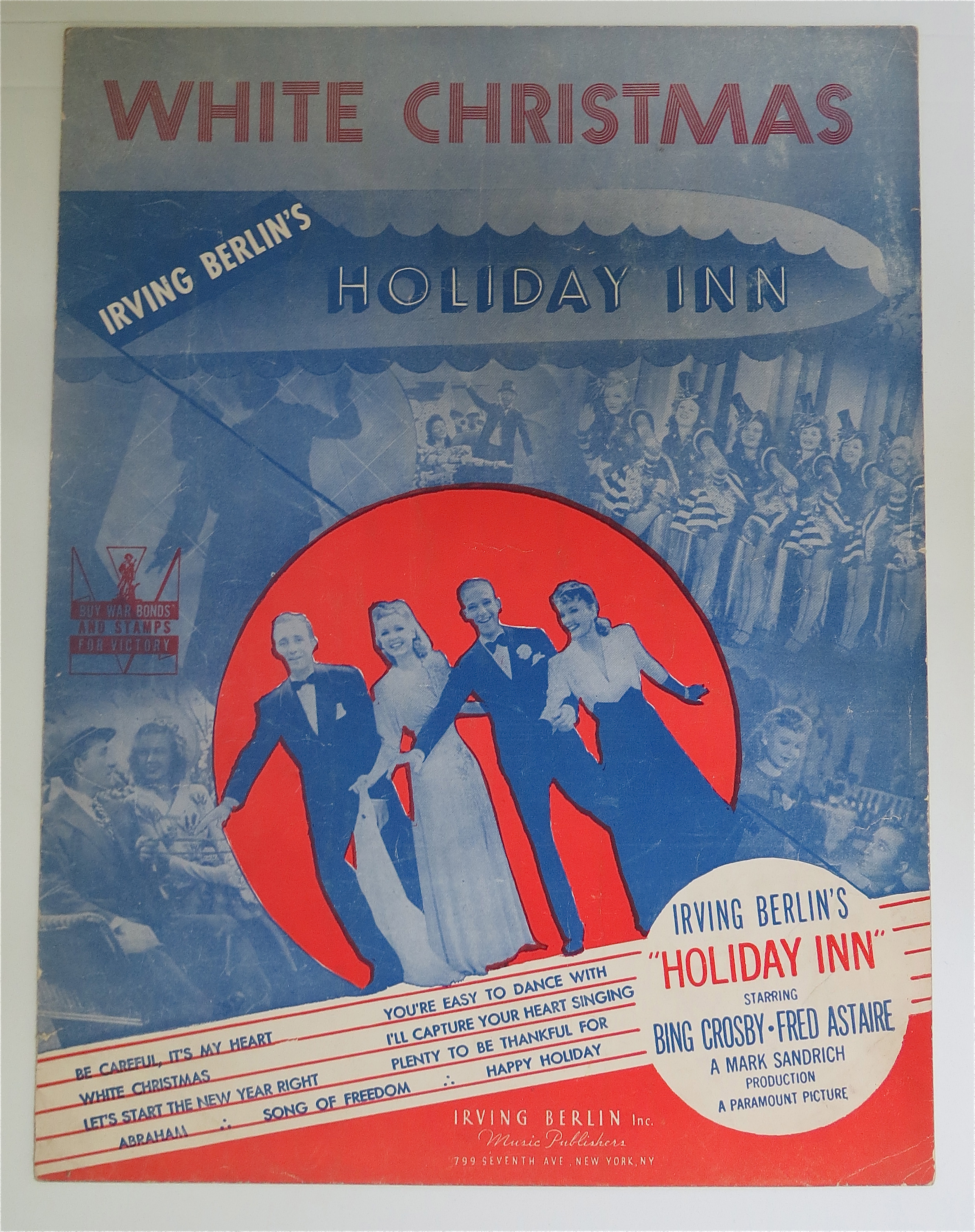 Sheet Music Of 1942 White Christmas By Irving Berlin