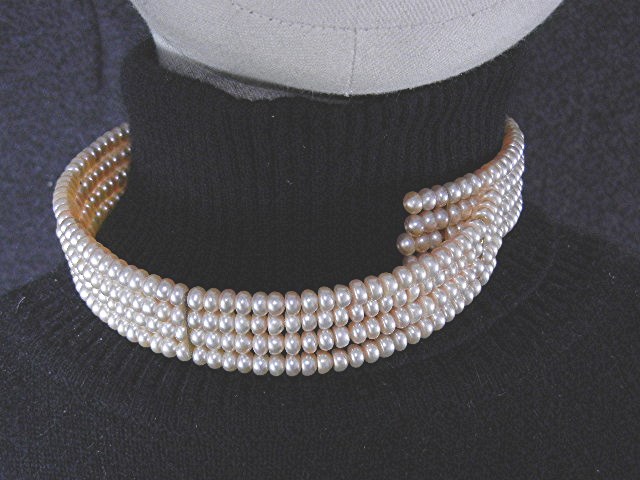 Pearls Freshwater Collar 4 Rows