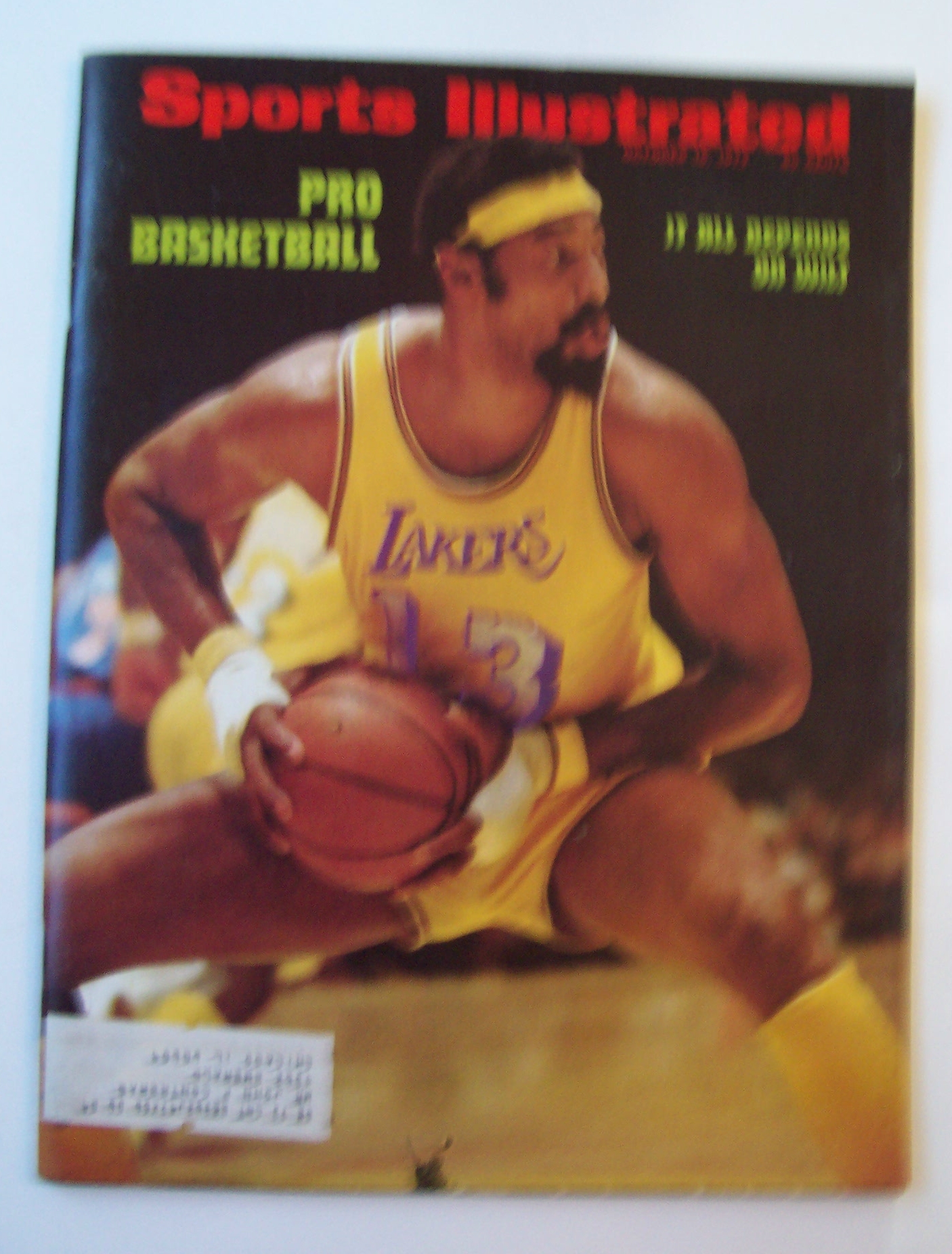 Sports Illustrated Magazine -Oct 16,1972- W.Chamberlain