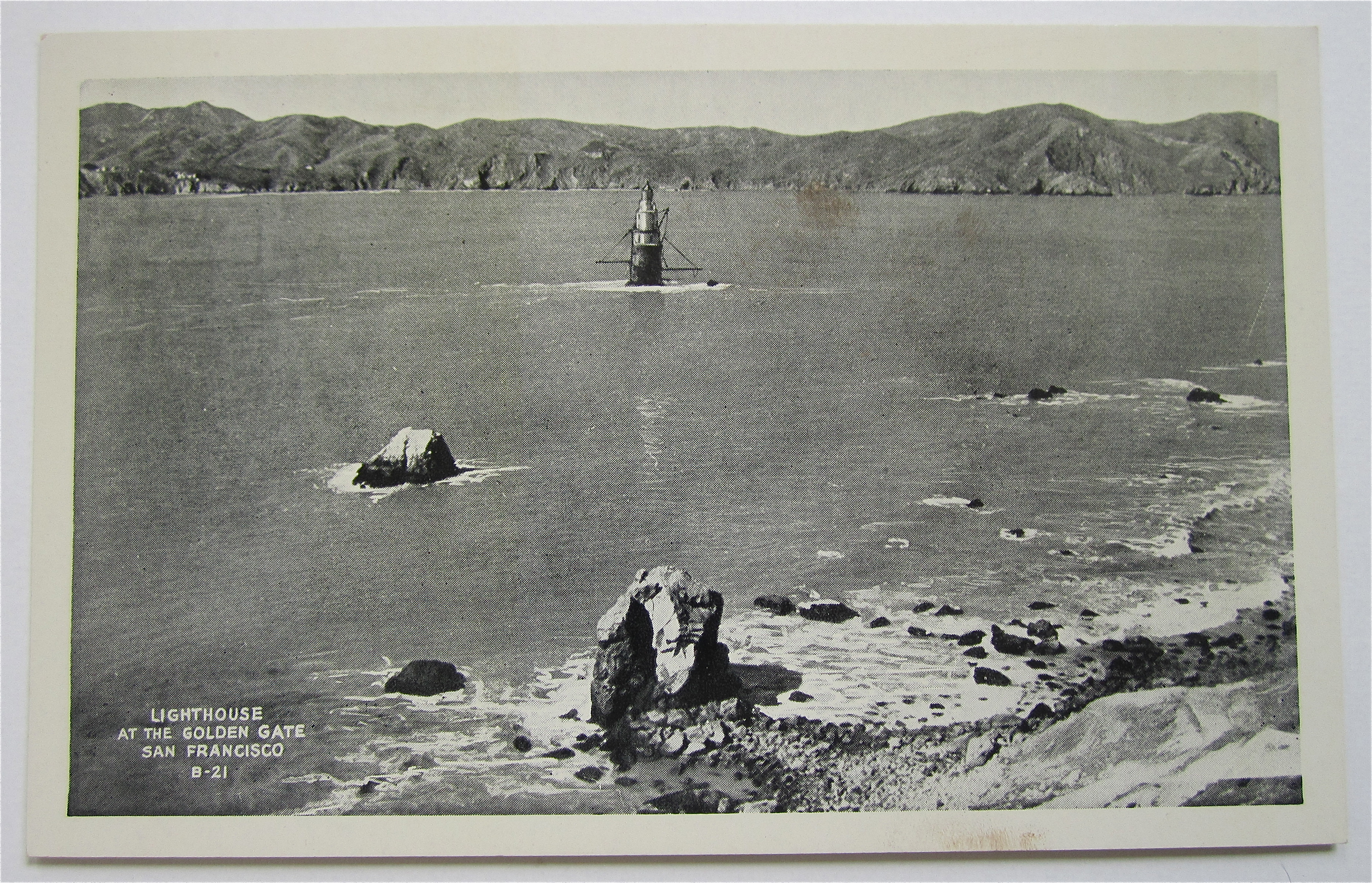 Lighthouse At The Golden Gate, San Francisco Postcard