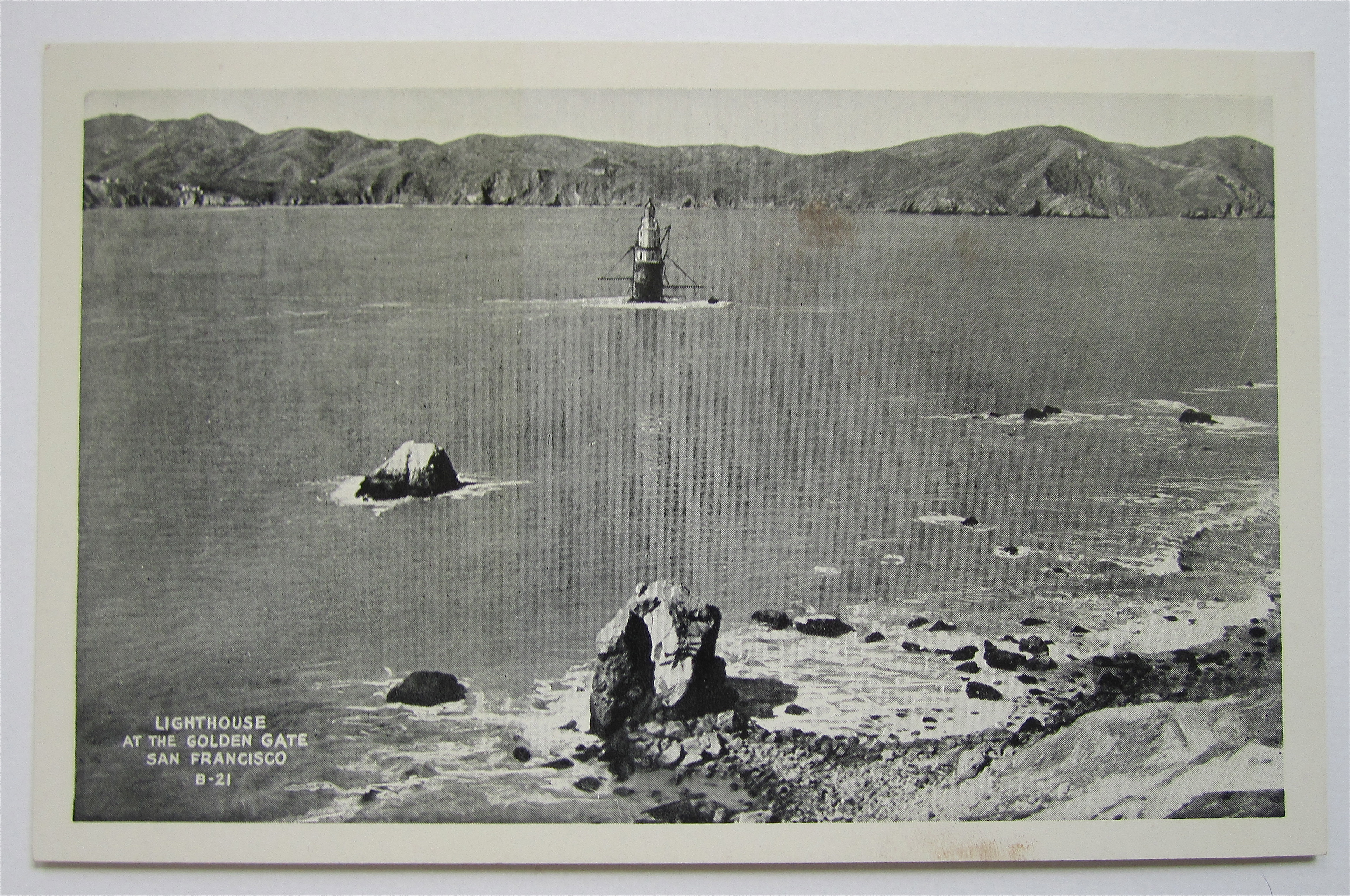 Lighthouse At The Golden Gate, San Francisco Postcard